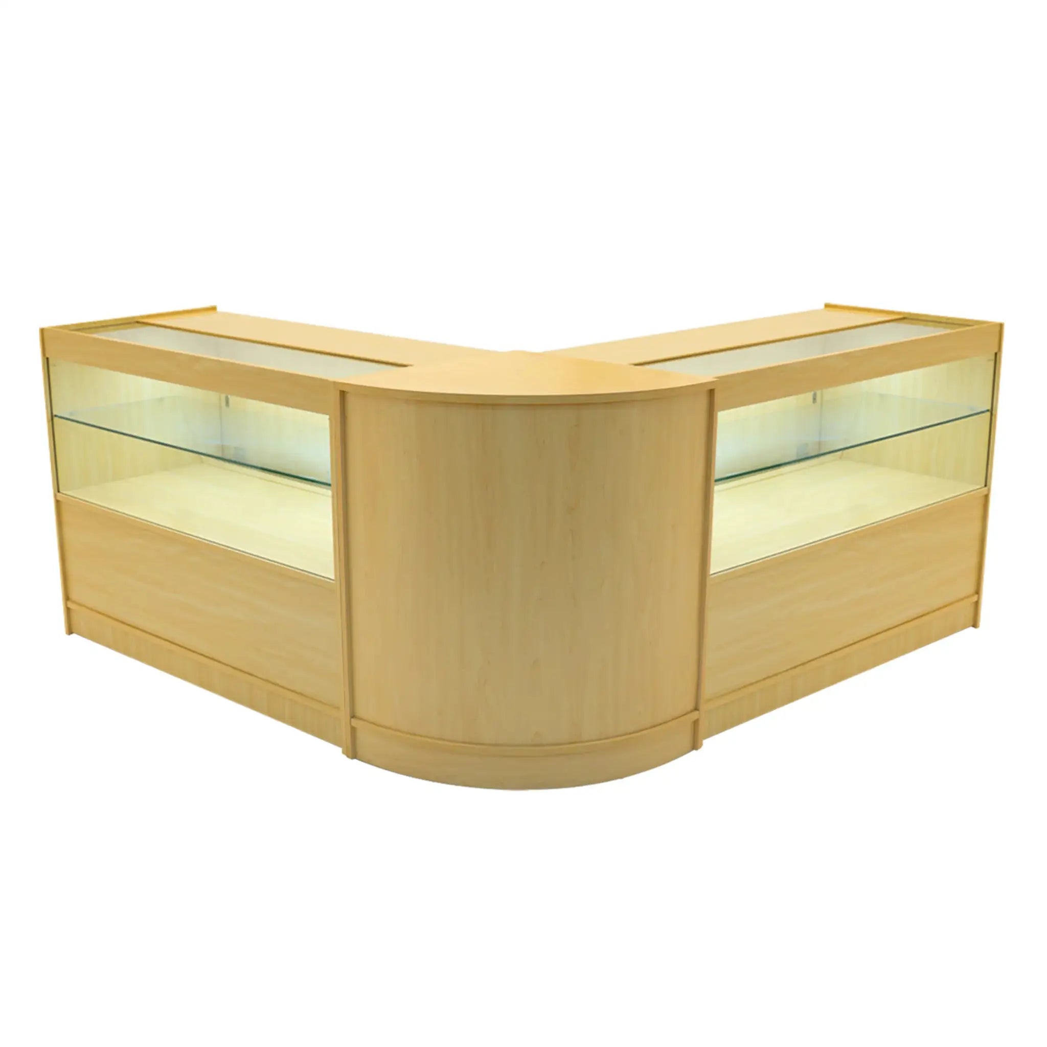 Monster Shop Selene LED Shop Counter Set CM60 & 2 x C1200 - Maple -
