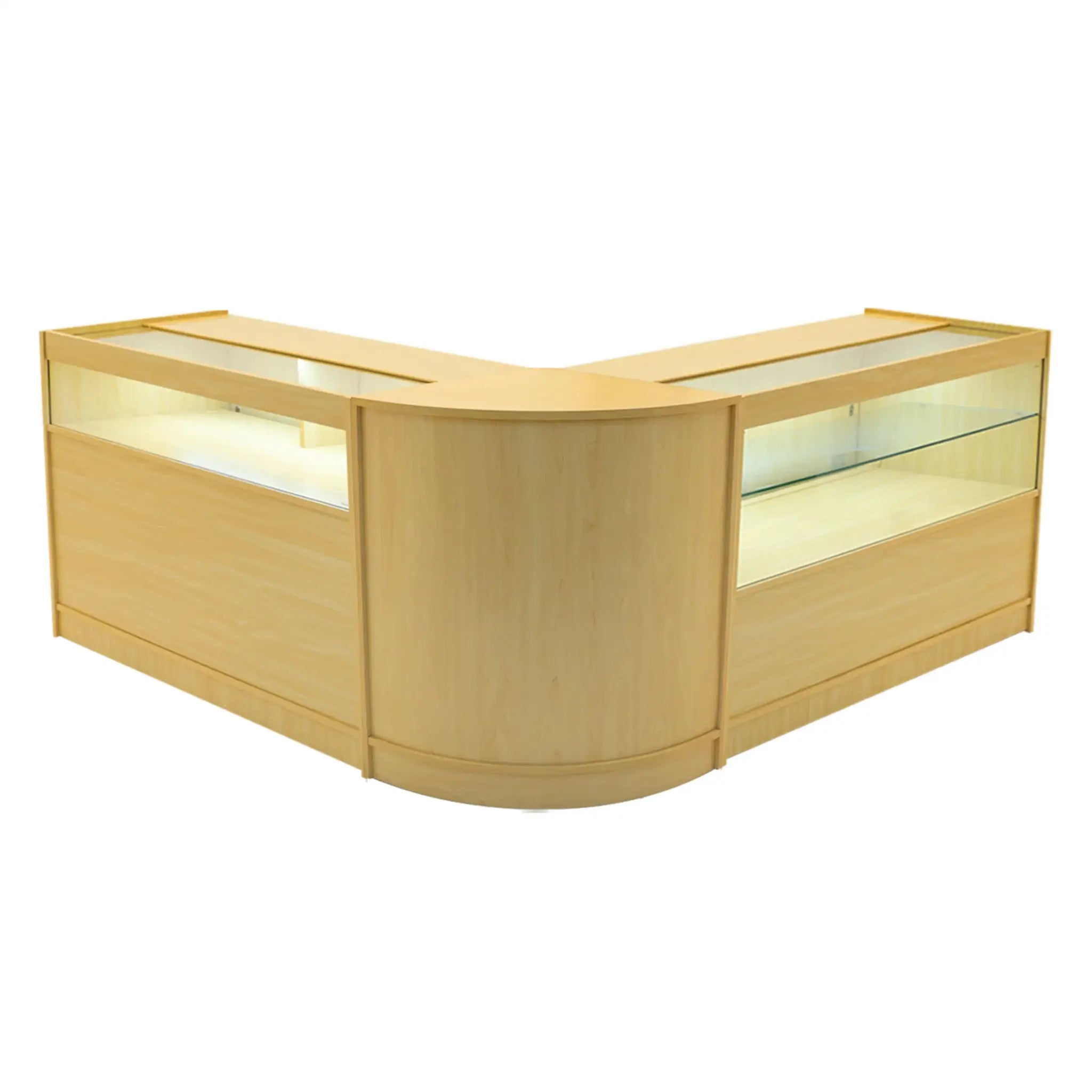 Monster Shop Adonis LED Shop Counter Set B1200, C1200 & CM60 - Maple -