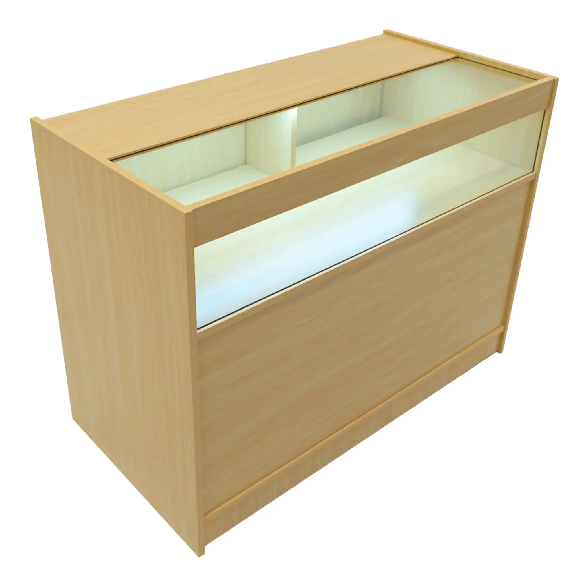 Monster Shop Triton LED Shop Counter Set K1200, B1200 & CM60 - Maple -
