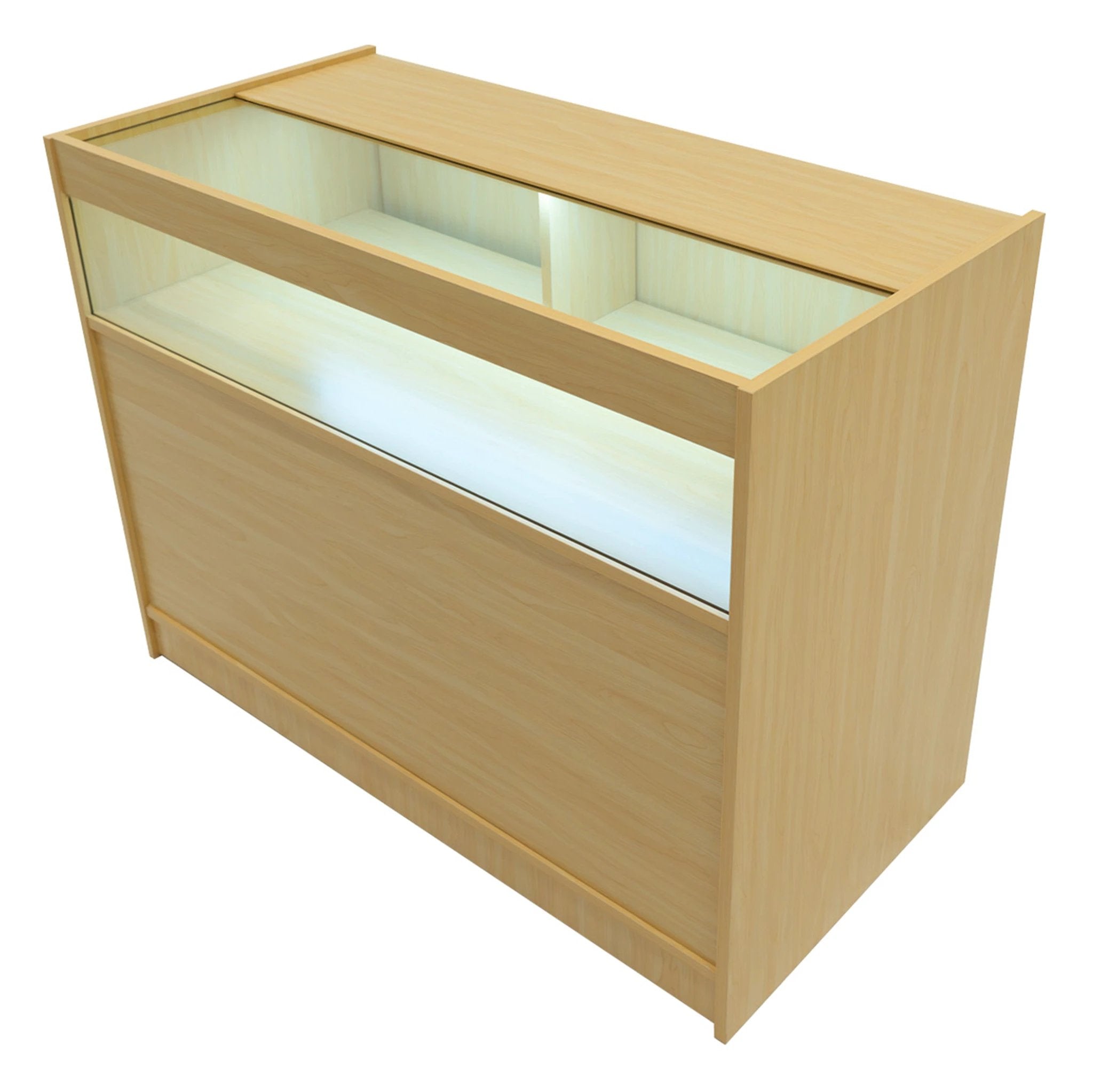 Theseus LED Shop Counter Set LM60 & 2 x B1200 - Maple by Monster Shop