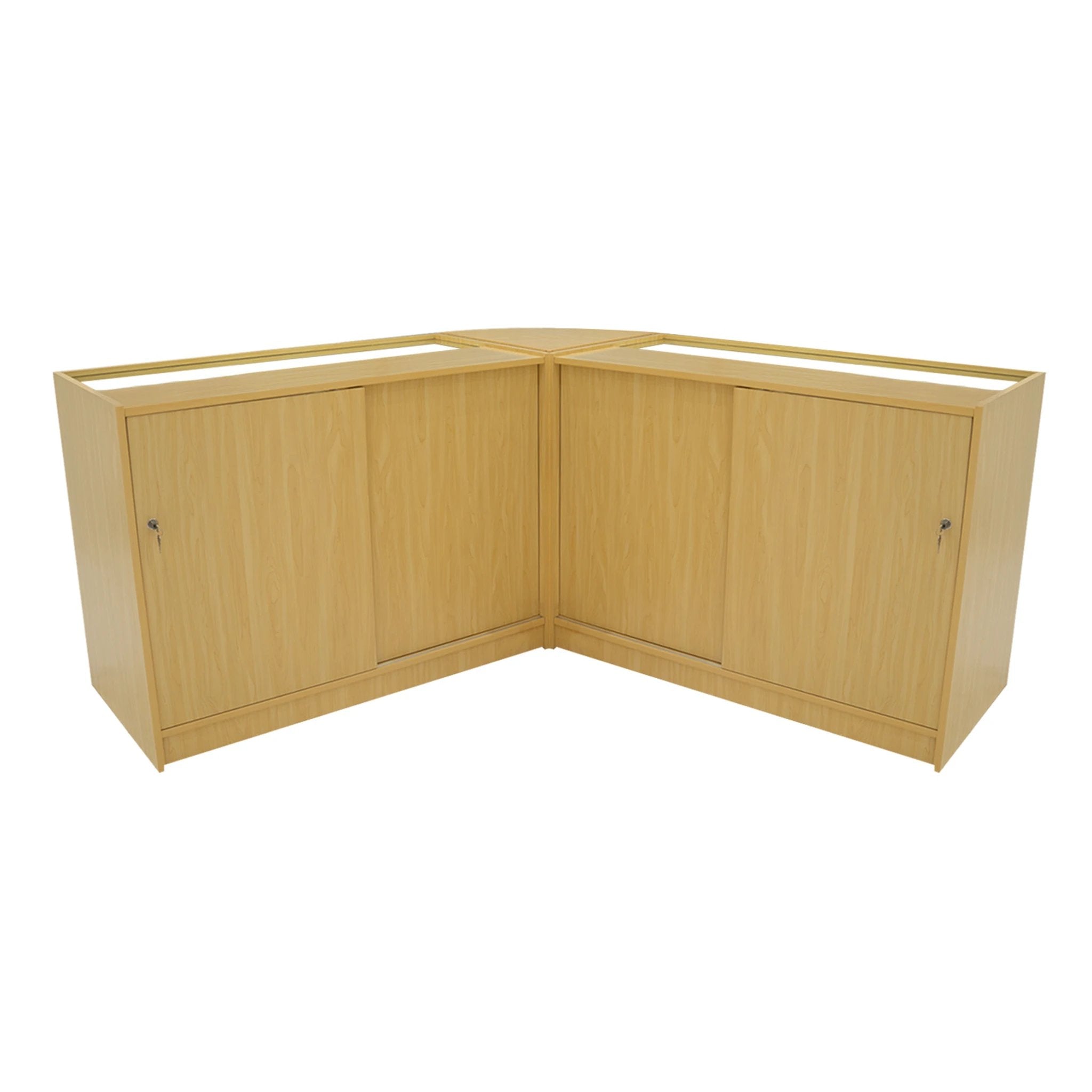 Andromeda LED Shop Counter Set LM60 & 2 x C1200 - Maple by Monster Shop