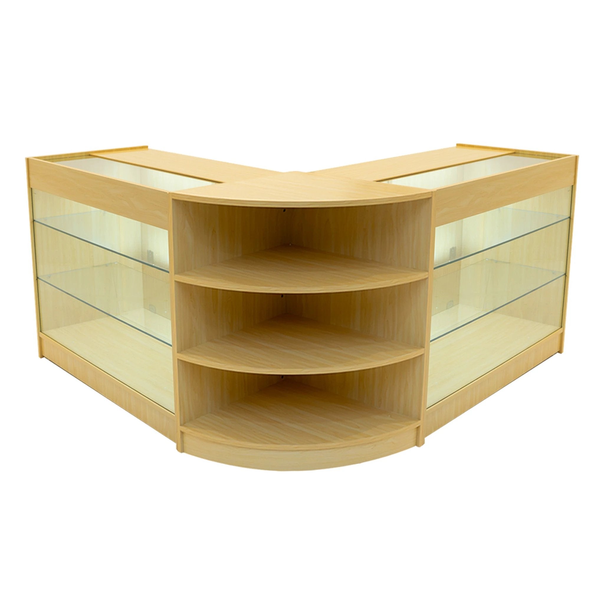 Apollo LED Shop Counter Set LM60 & 2 x K1200 - Maple by Monster Shop