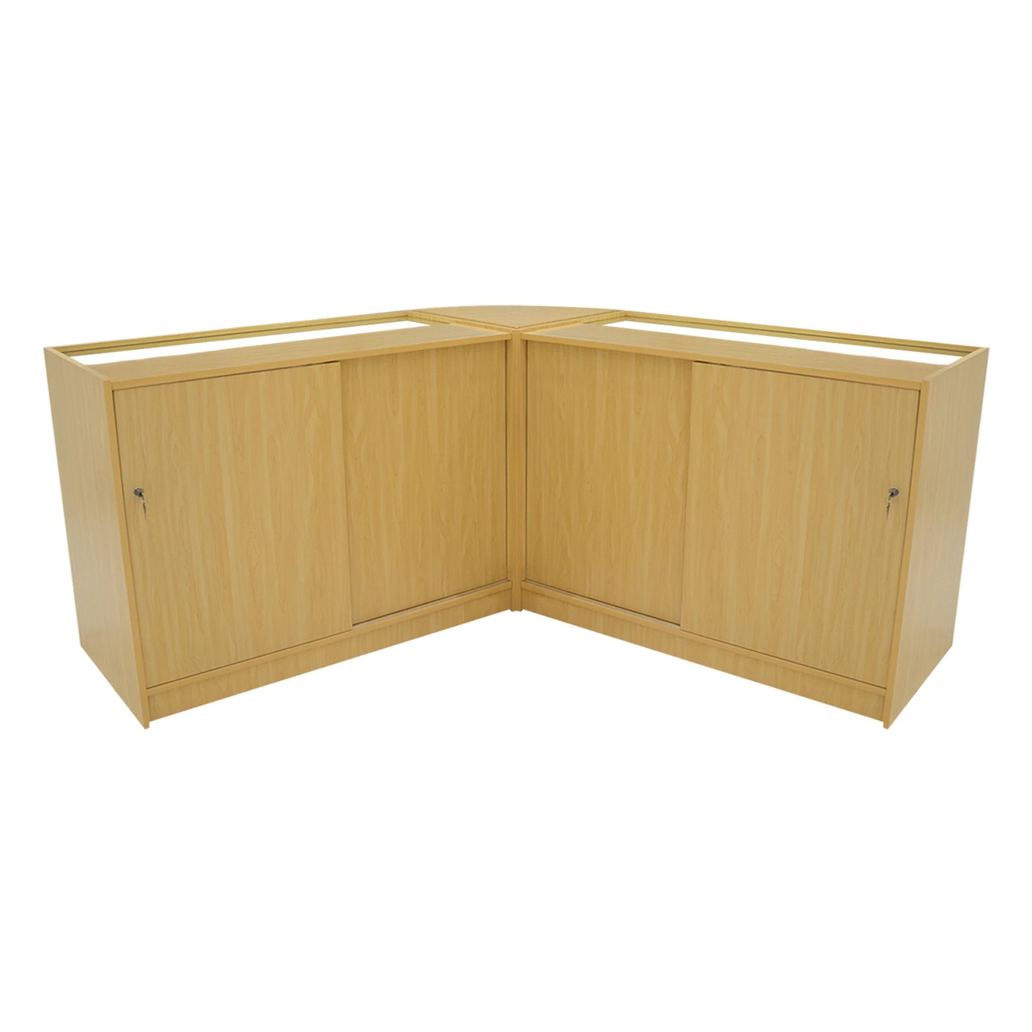 Apollo LED Shop Counter Set LM60 & 2 x K1200 - Maple by Monster Shop