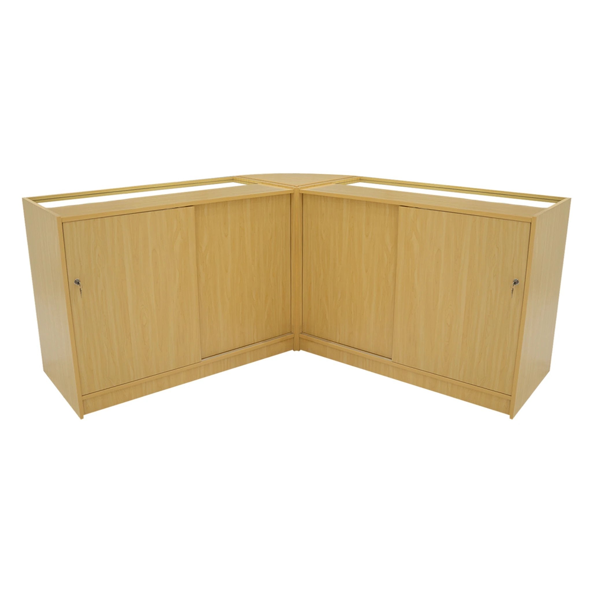 Monster Shop Demeter LED Shop Counter Set K1200, B1200 & LM60 - Maple -
