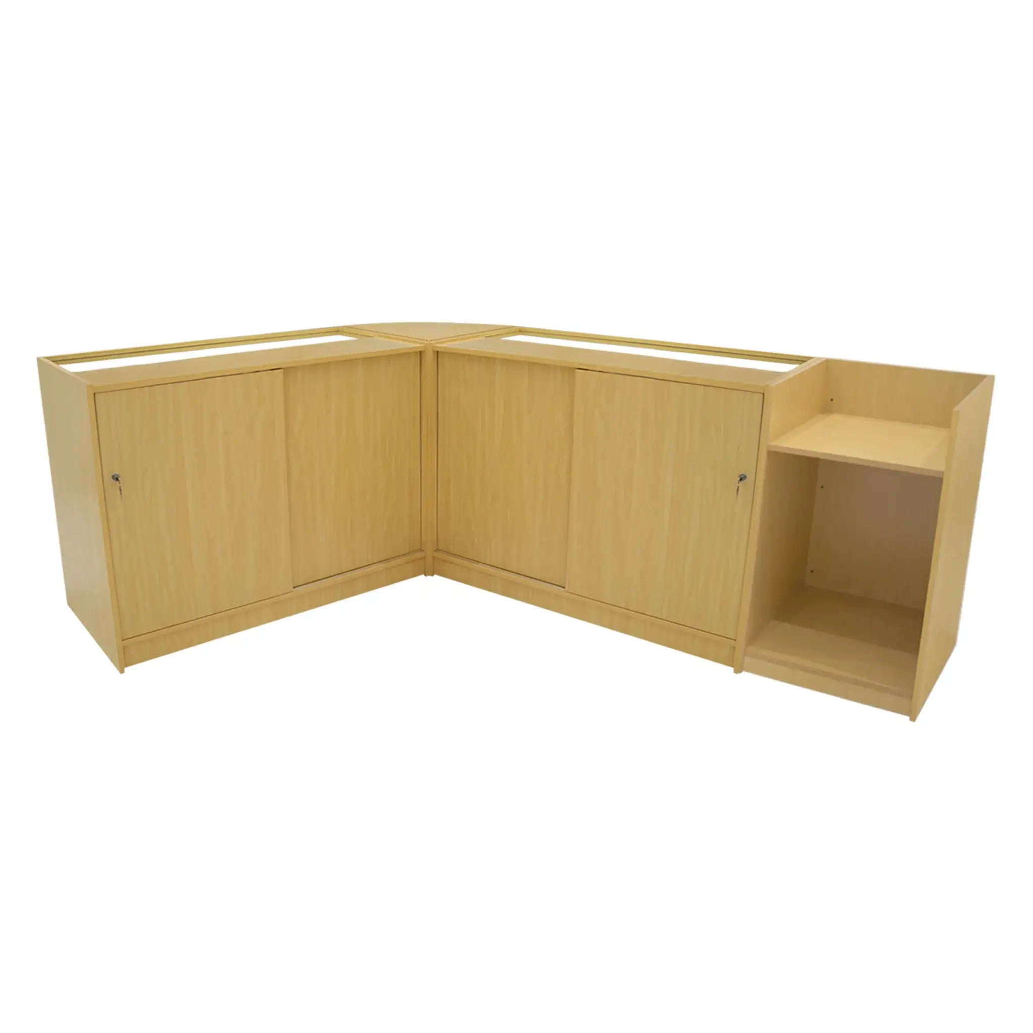 Monster Shop Aries LED Shop Counter Set CM60, TB60 & 2 x K1200 - Maple -