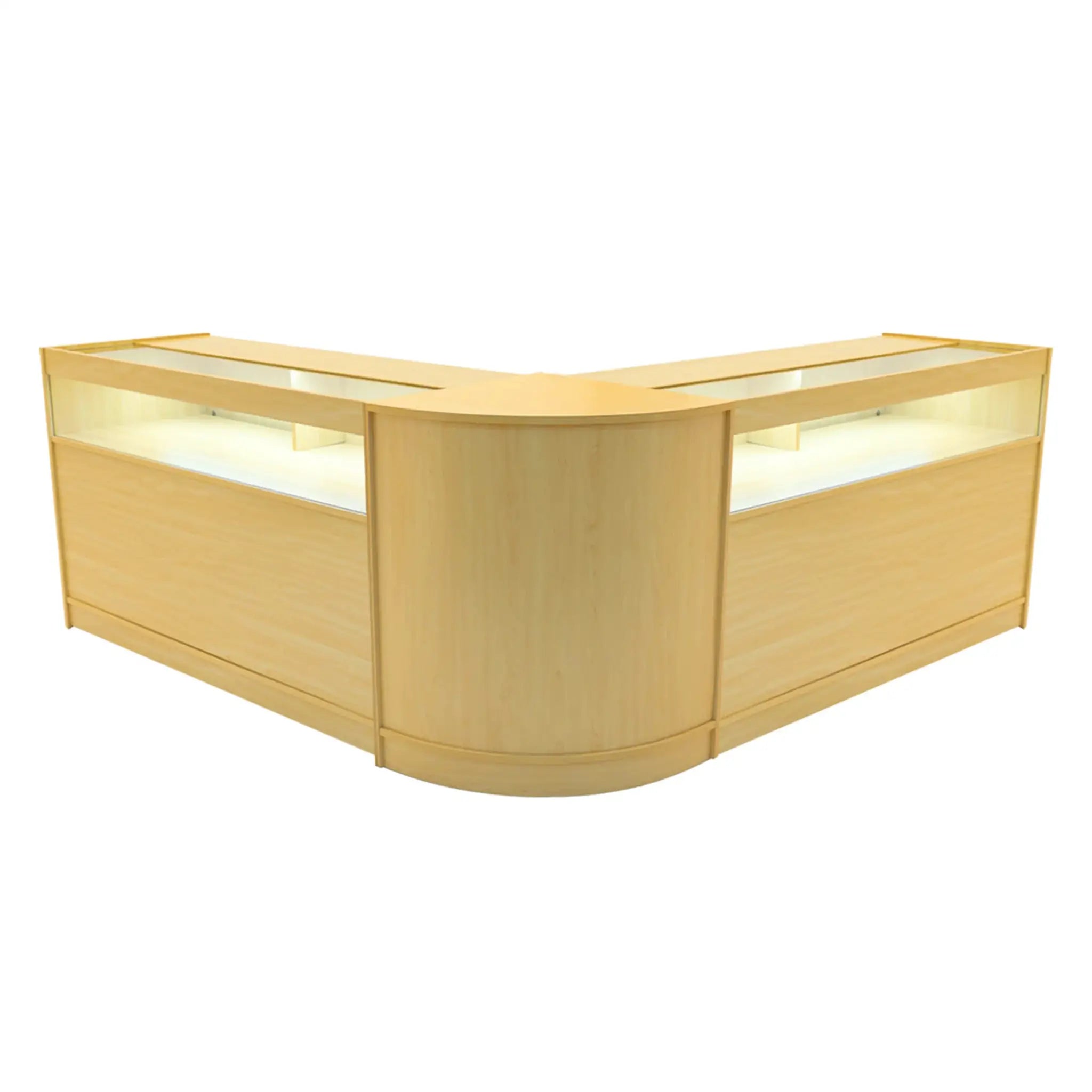 Monster Shop Iris LED Shop Counter Set CM60 & 2 x B1500 - Maple -