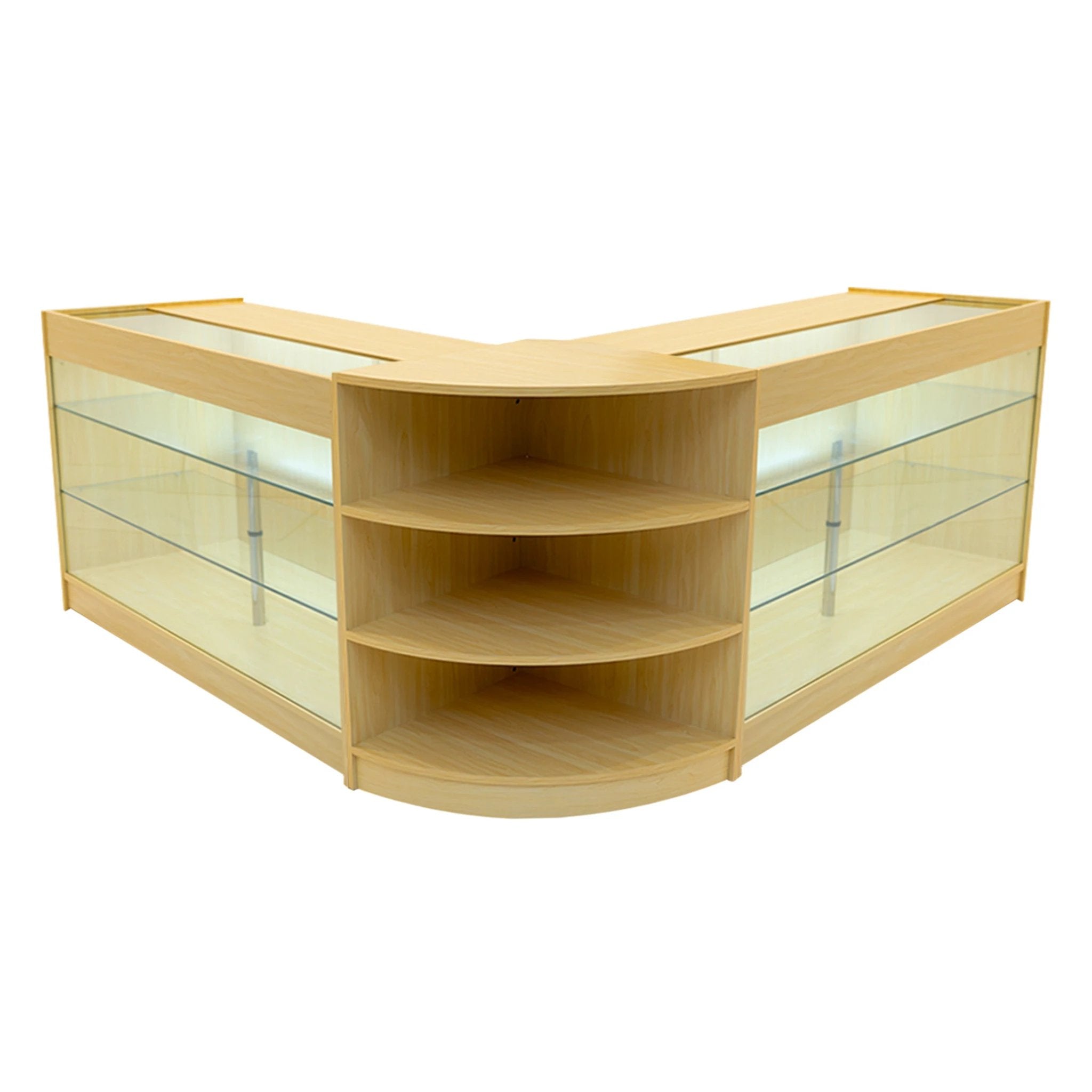 Monster Shop Apollo LED Shop Counter Set LM60 & 2 x K1500 - Maple -