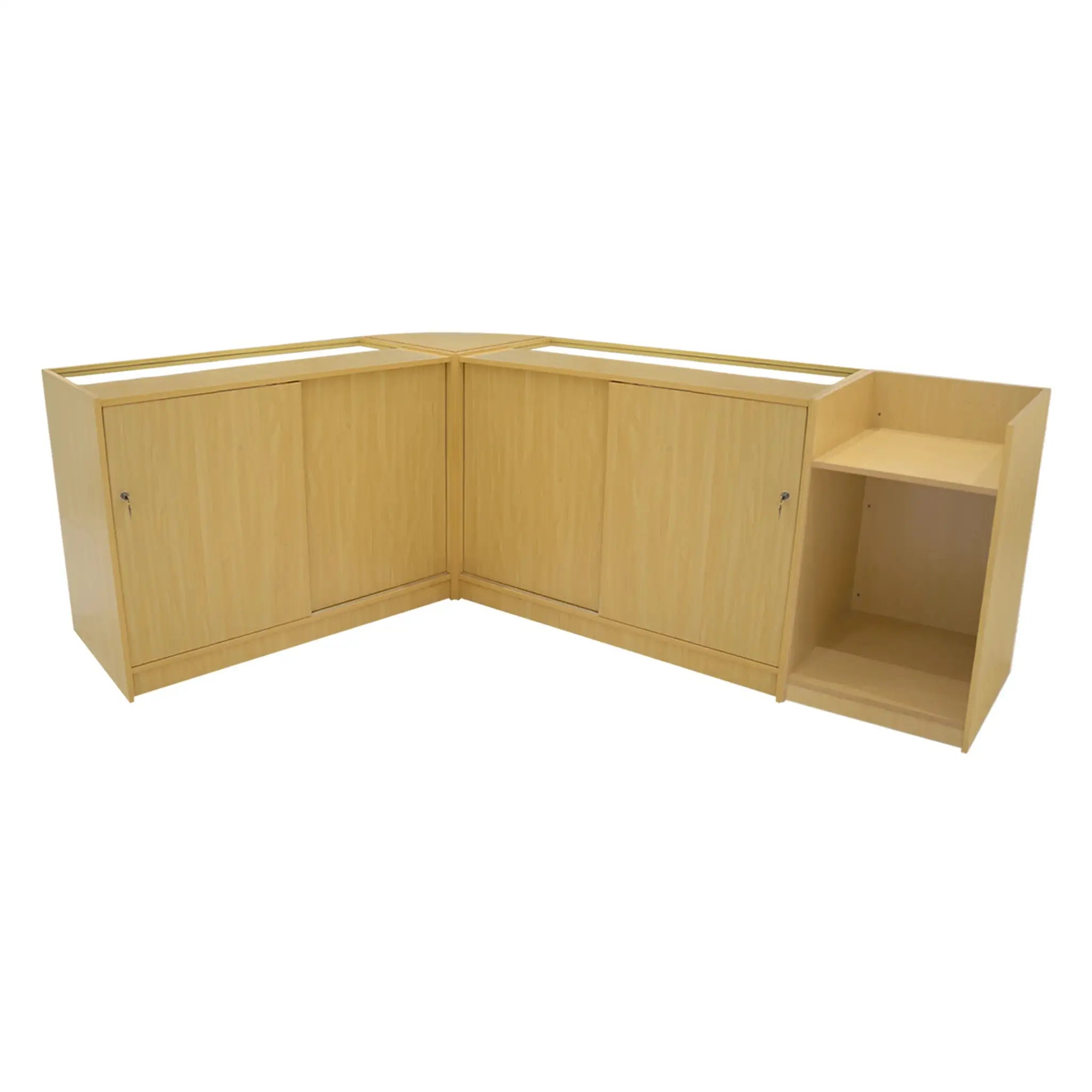 Monster Shop Phoenix LED Shop Counter Set CM60, TB60 & 2 x C1500 - Maple -