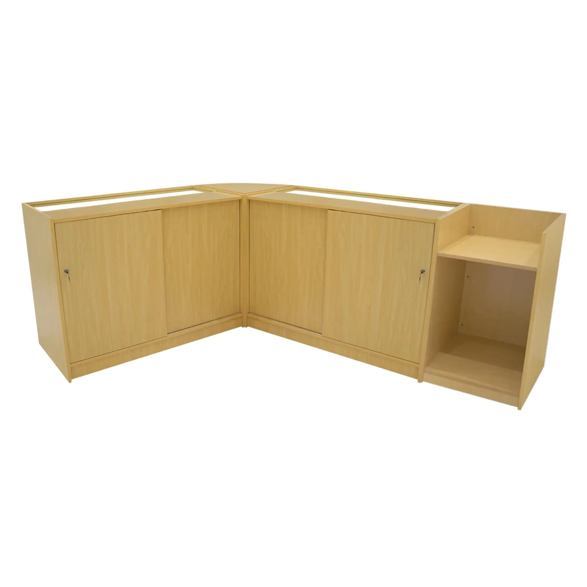 Monster Shop Gravity LED Shop Counter Set B1500, C1500, TB60 & CM60 - Maple -