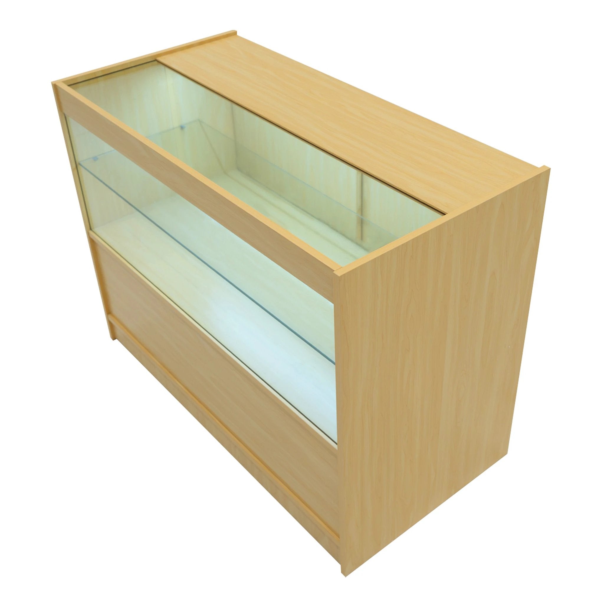 Monster Shop Theia LED Shop Counter Set K1500, C1500, TB60 & LM60 - Maple -