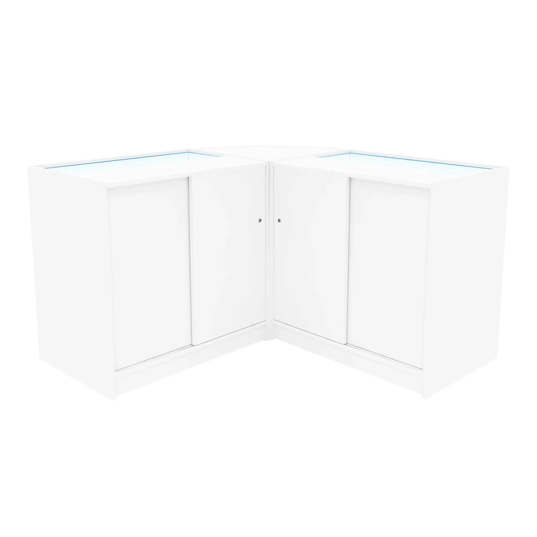 Monster Shop Triton LED Shop Counter Set K900, B900 & CM60 - White -
