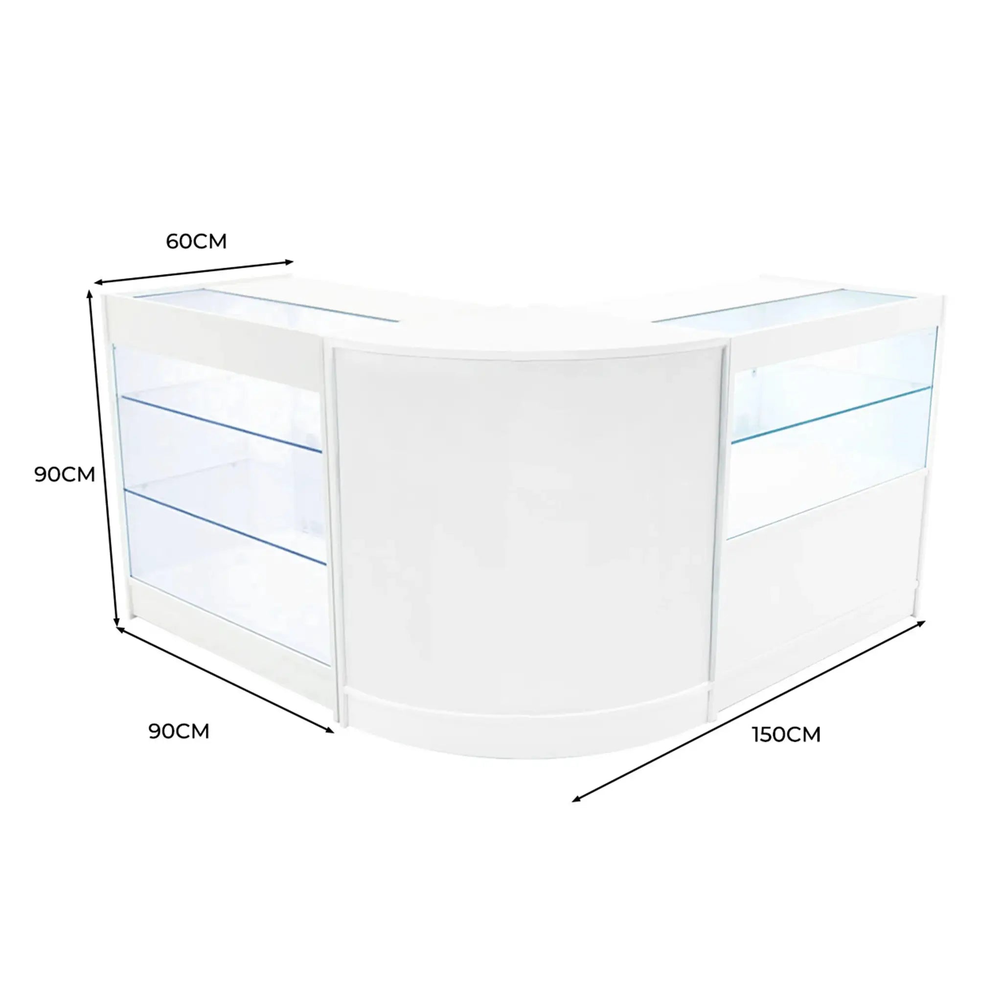 Monster Shop Hera LED Shop Counter Set K900, C900 & CM60 - White -