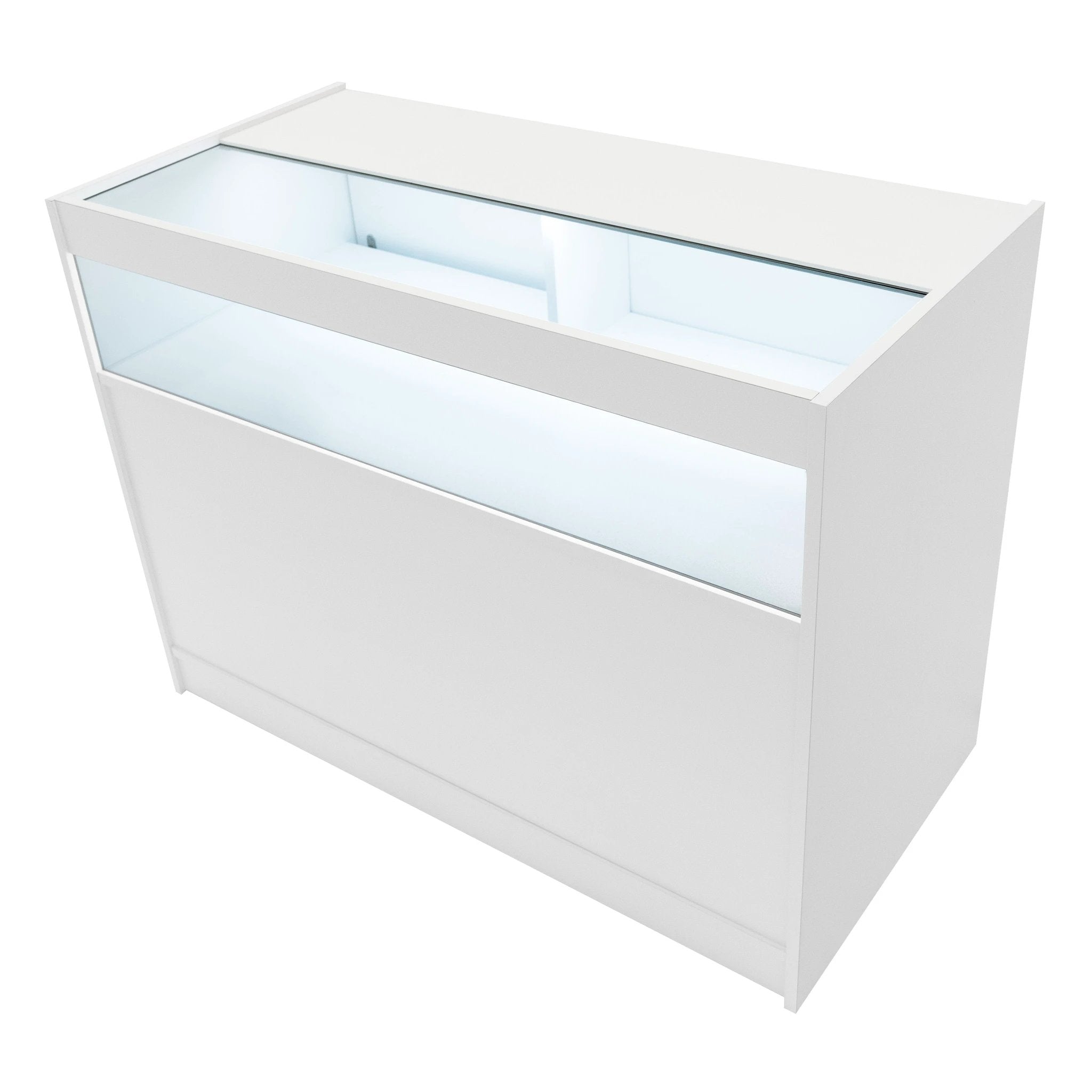 Iris LED Shop Counter Set CM60 & 2 x B1200 - White by Monster Shop