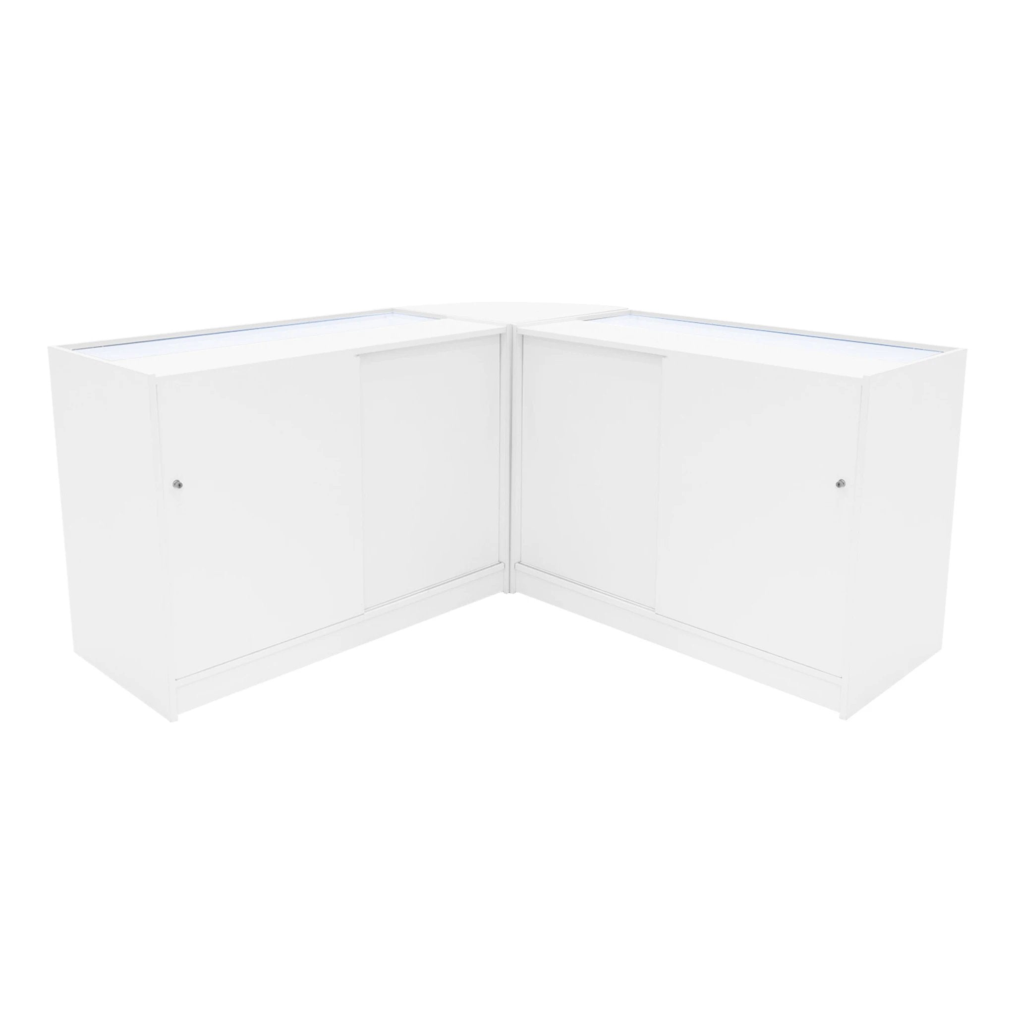 Monster Shop Selene LED Shop Counter Set CM60 & 2 x C1200 - White -