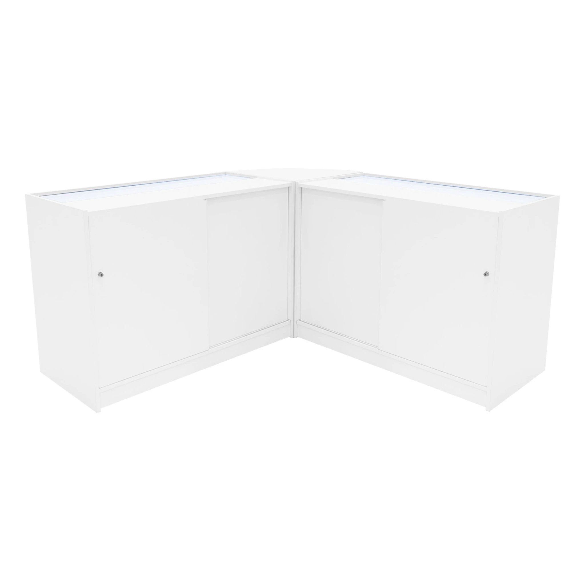 Helios LED Shop Counter Set CM60 & 2 x K1200 - White by Monster Shop