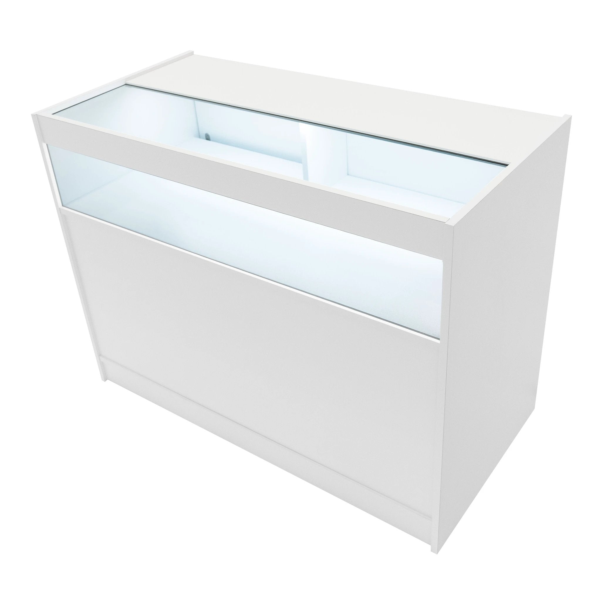 Monster Shop Adonis LED Shop Counter Set B1200, C1200 & CM60 - White -