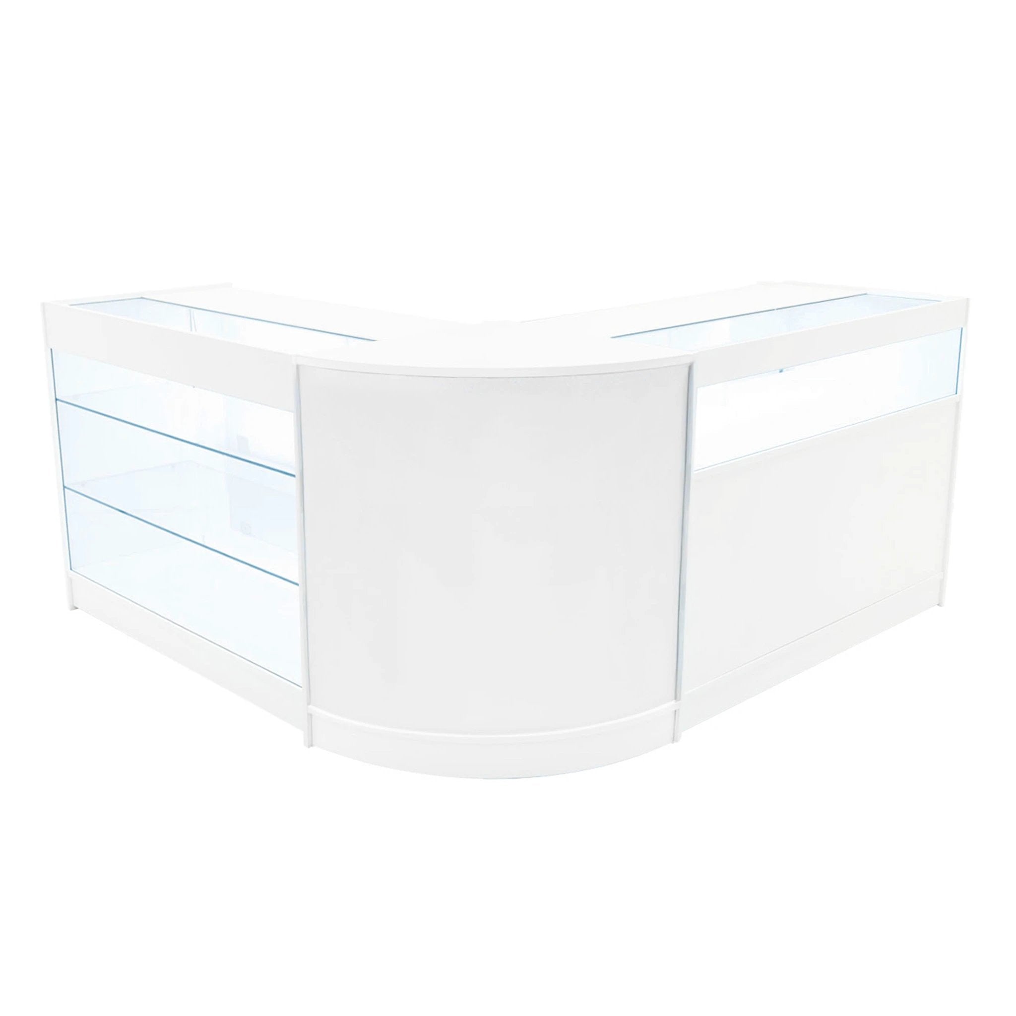 Triton LED Shop Counter Set K1200, B1200 & CM60 - White by Monster Shop