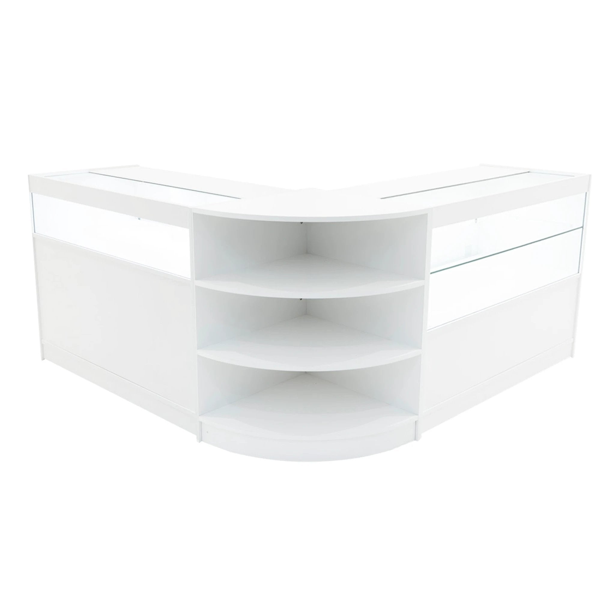 Monster Shop Harmonia LED Shop Counter Set B1200, C1200 & LM60 - White -