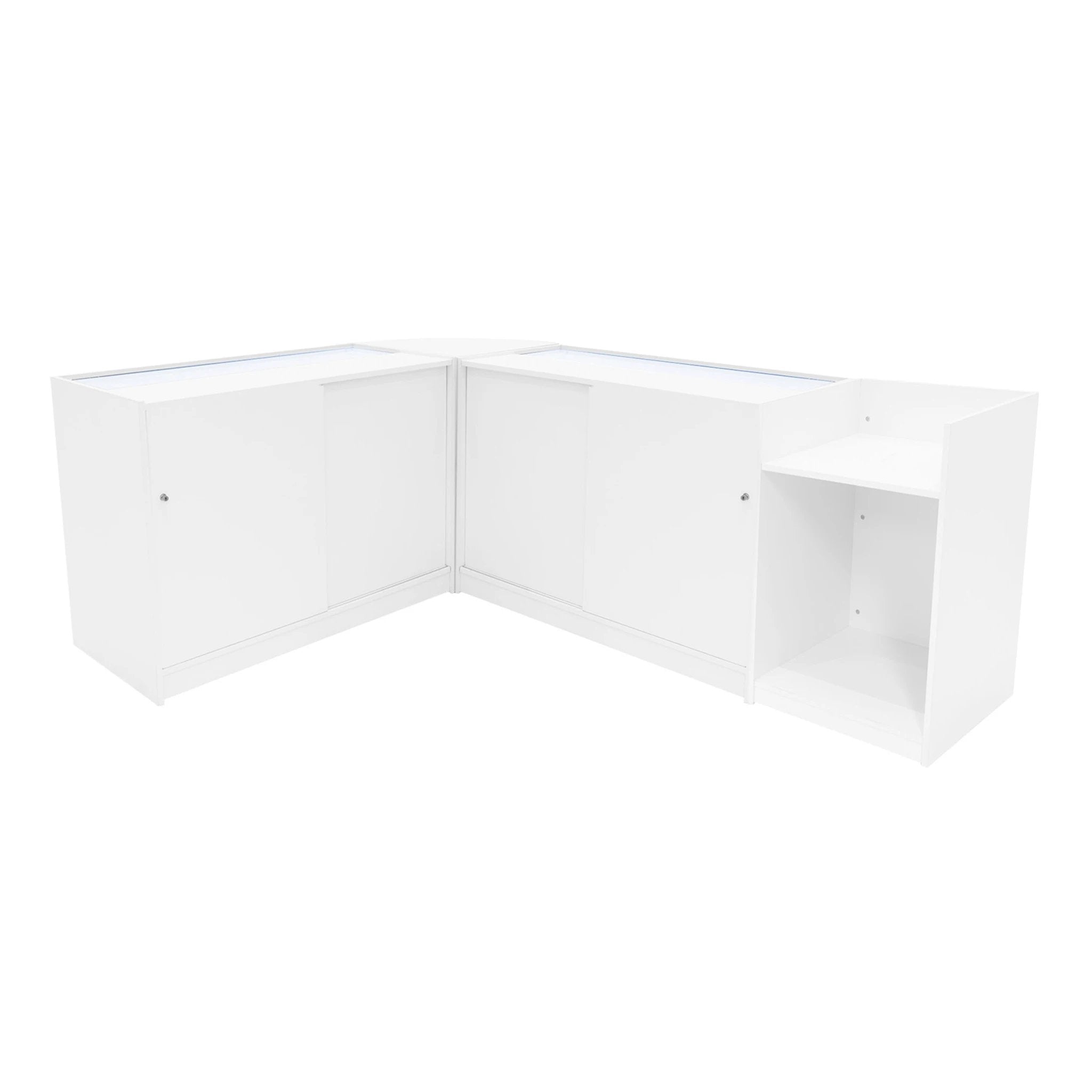 Monster Shop Phoenix LED Shop Counter Set CM60, TB60 & 2 x C1200 - White -