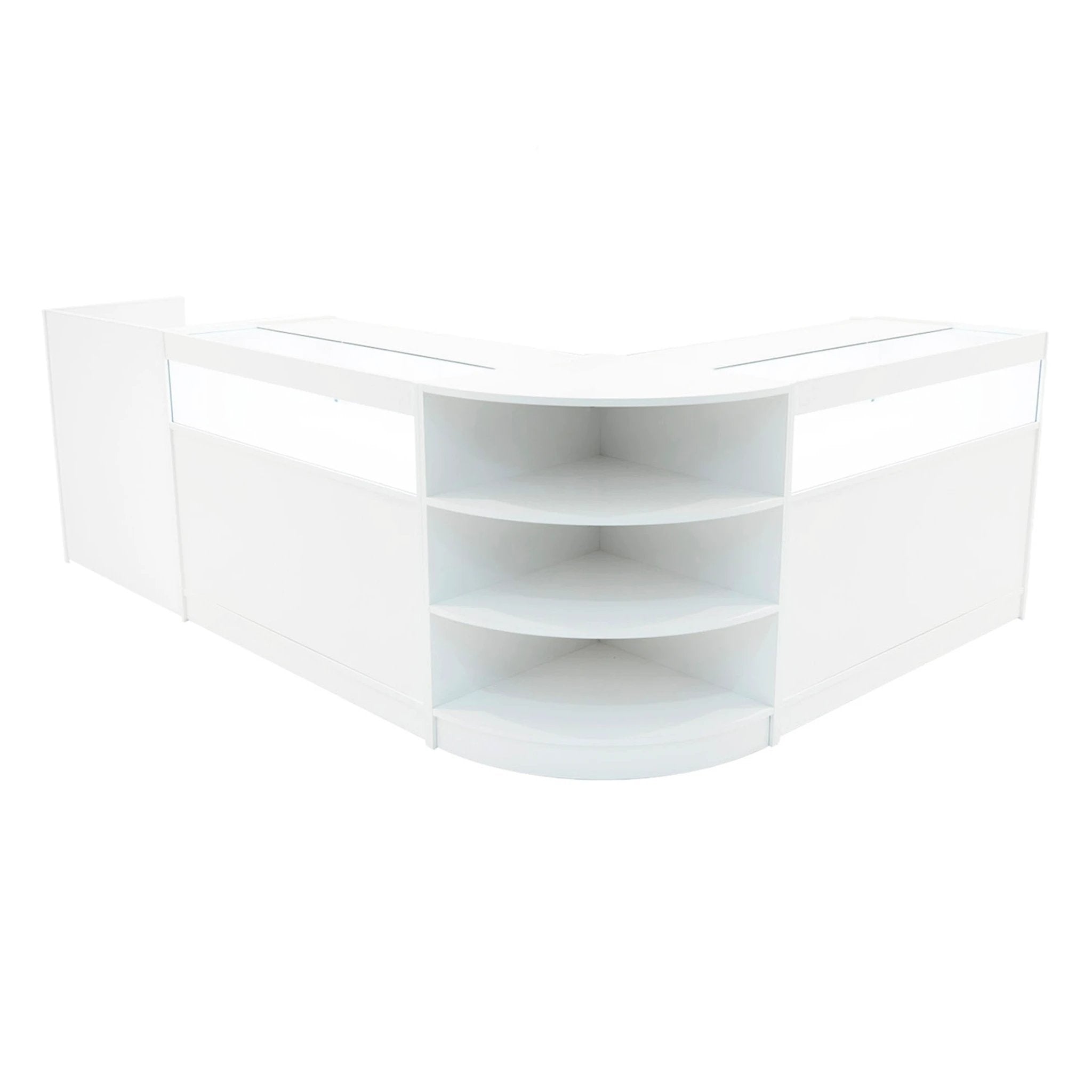 Sagittarius LED Shop Counter Set LM60, TB60 & 2 x B1200 - White by Monster Shop