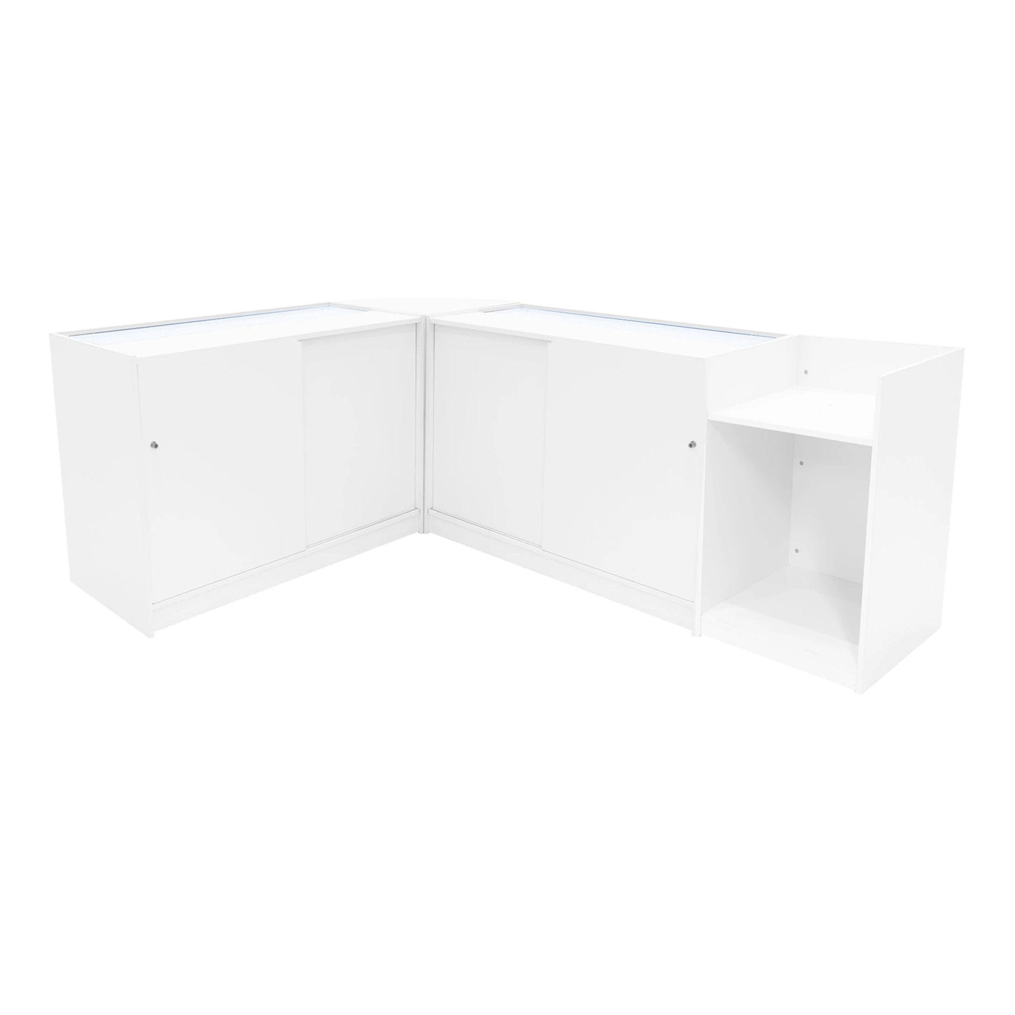 Astro LED Shop Counter Set LM60, TB60 & 2 x K1200 - White by Monster Shop
