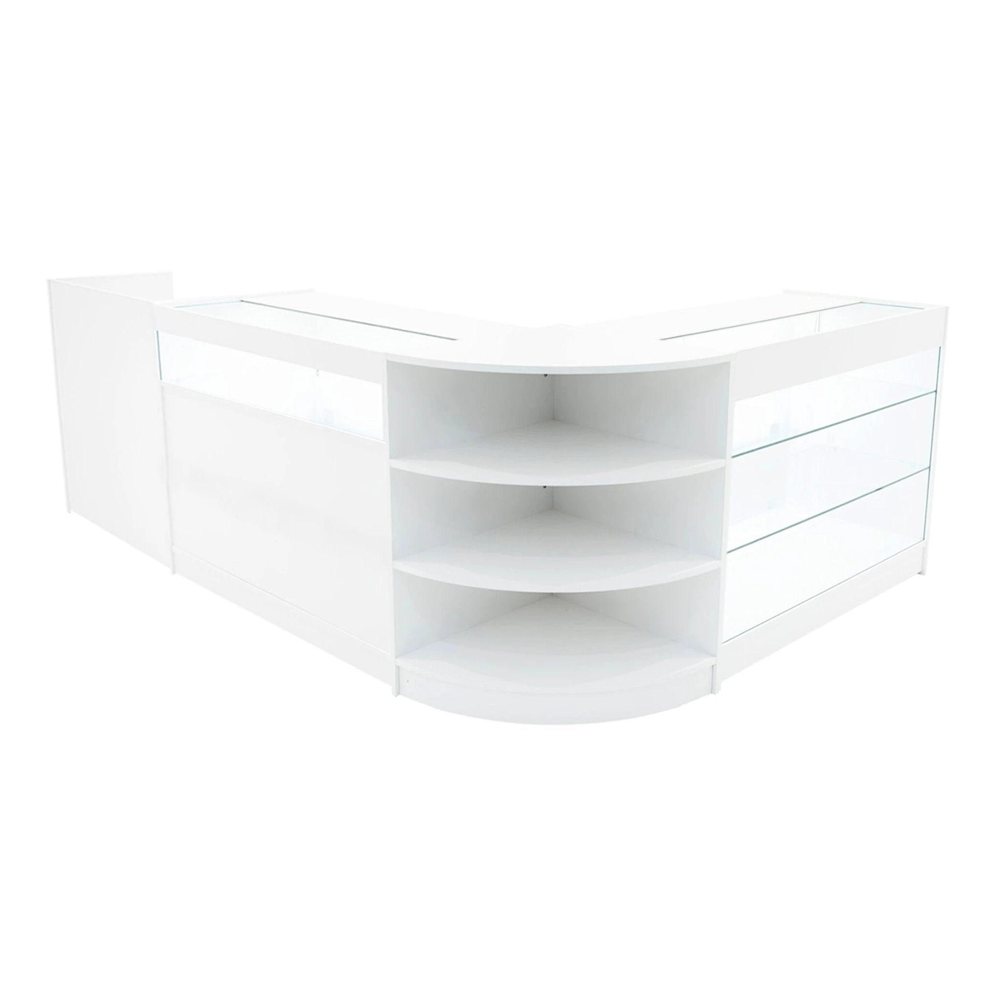 Monster Shop Hyperion LED Shop Counter Set K1200, B1200, TB60 & LM60 - White -