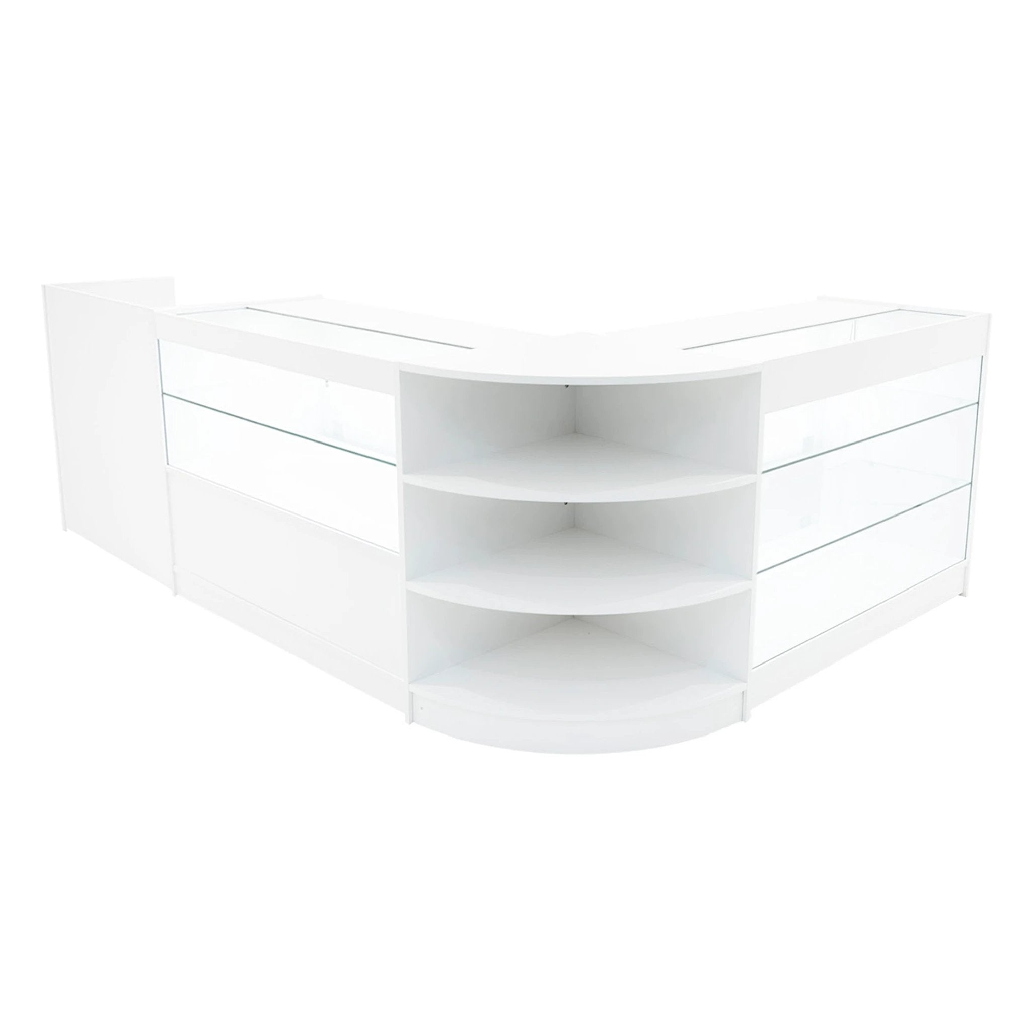 Monster Shop Theia LED Shop Counter Set K1200, C1200, TB60 & LM60 - White -