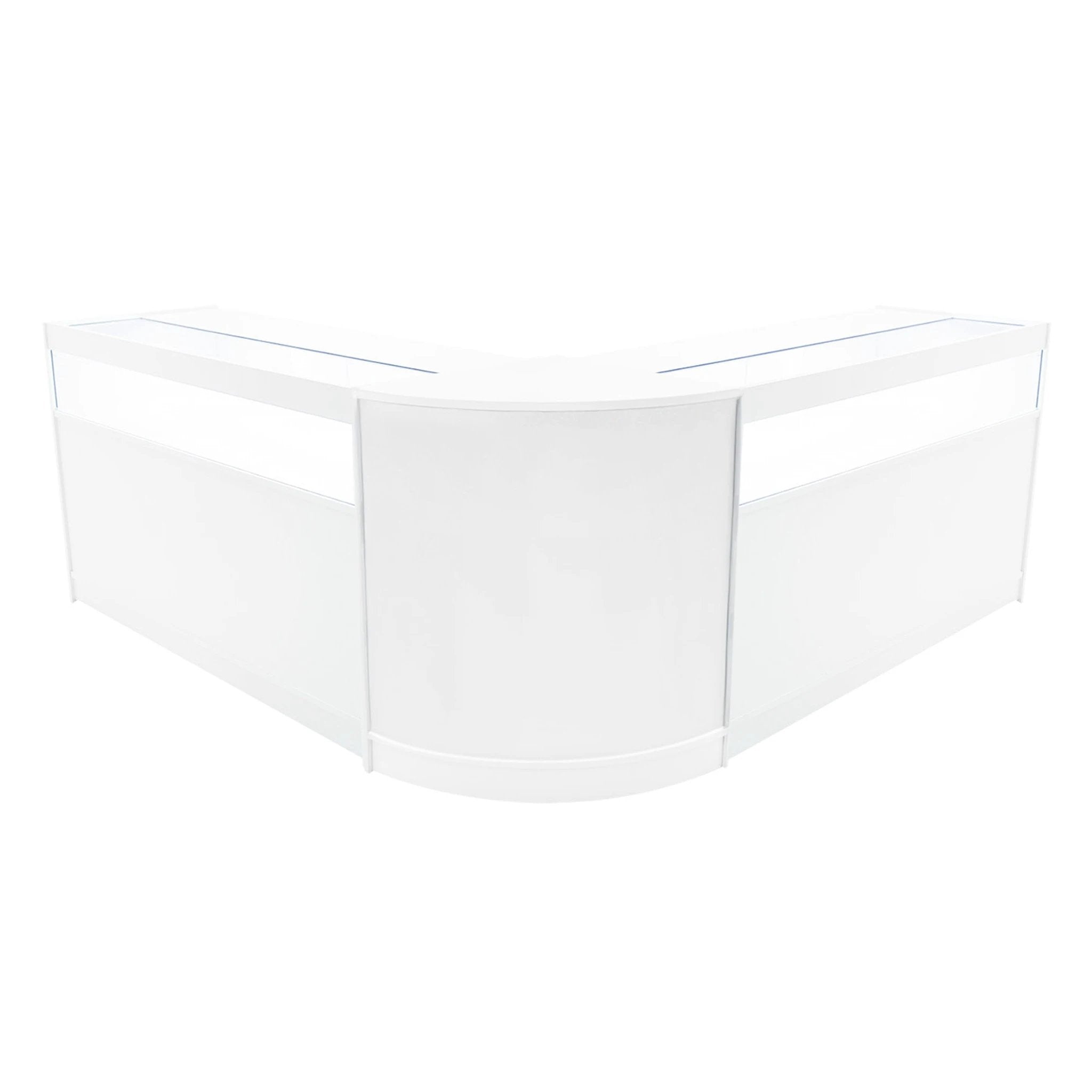 Iris LED Shop Counter Set CM60 & 2 x B1500 - White by Monster Shop