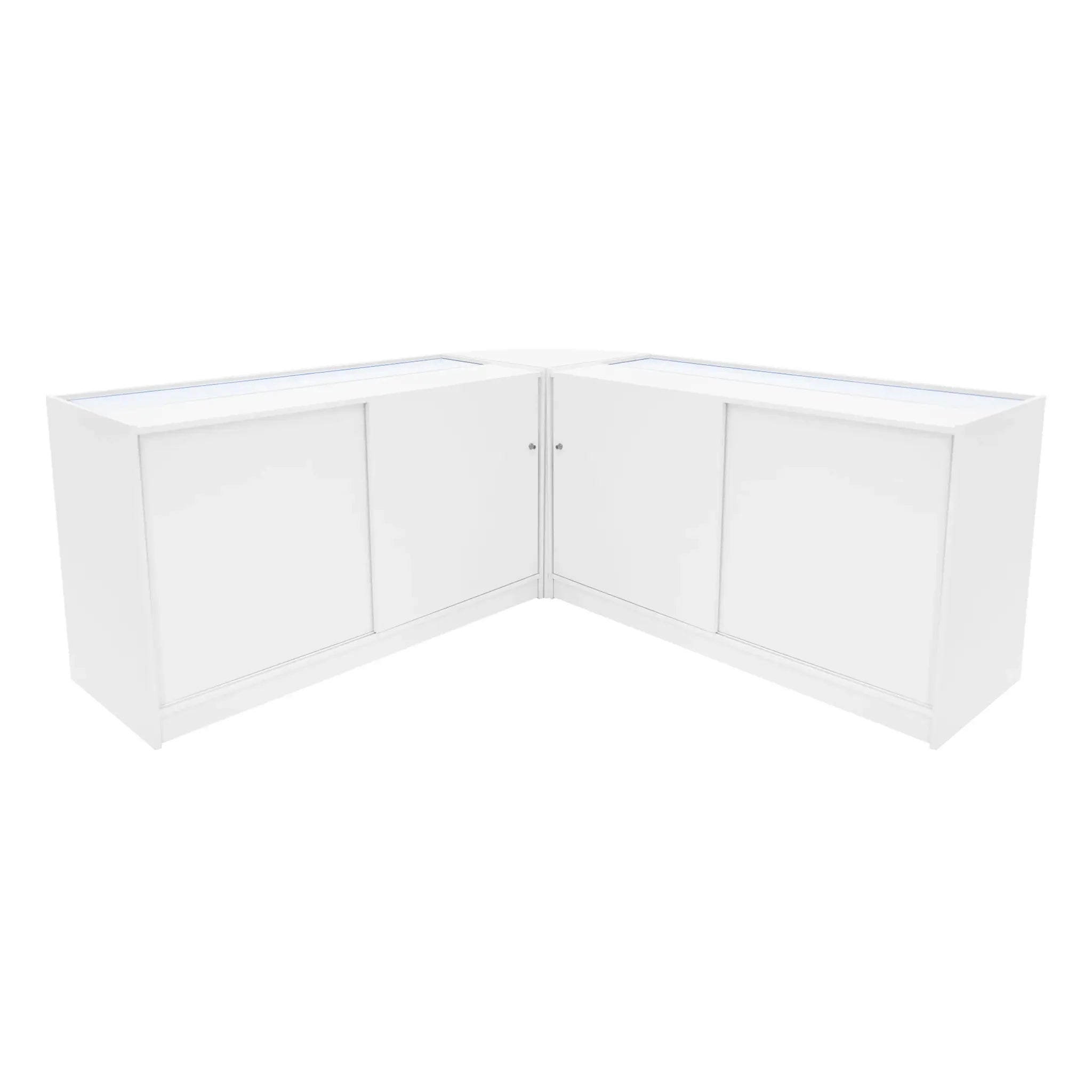 Monster Shop Selene LED Shop Counter Set CM60 & 2 x C1500 - White -