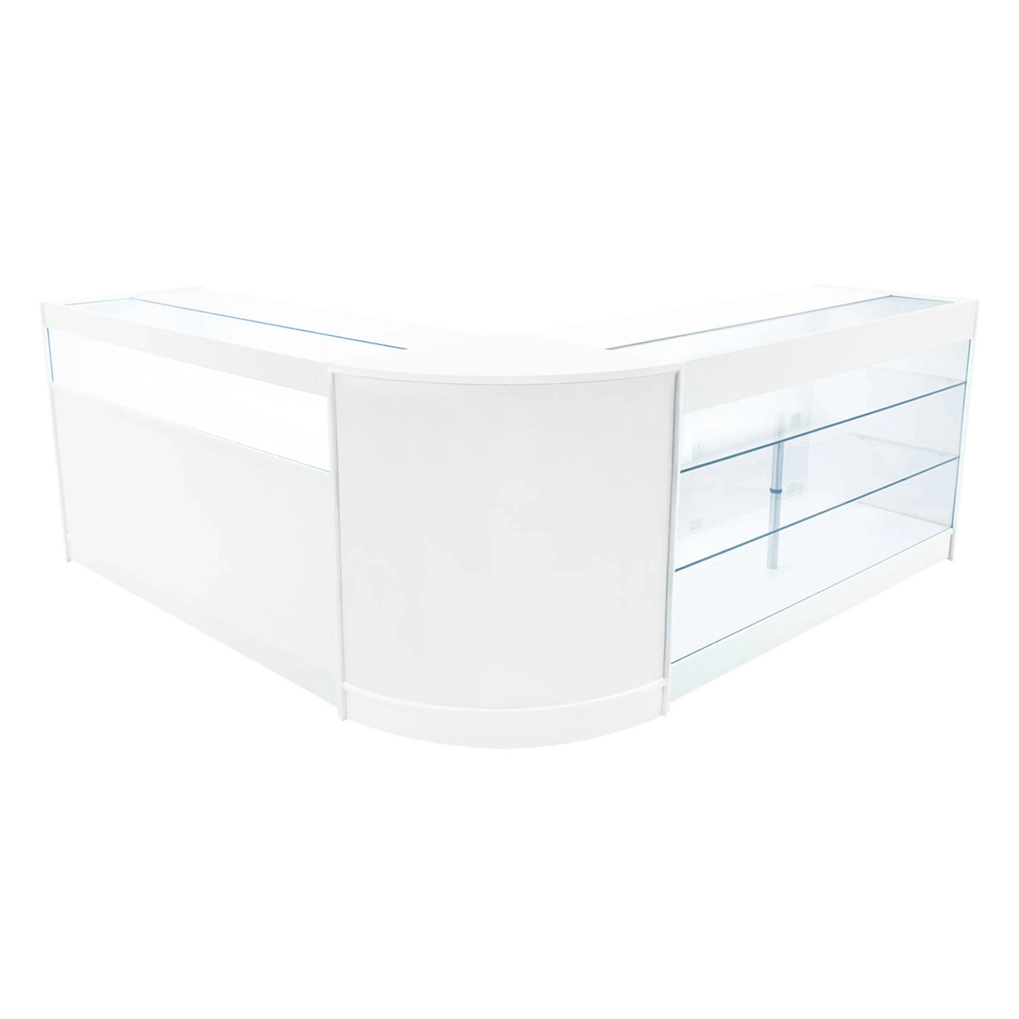 Monster Shop Triton LED Shop Counter Set K1500, B1500 & CM60 - White -