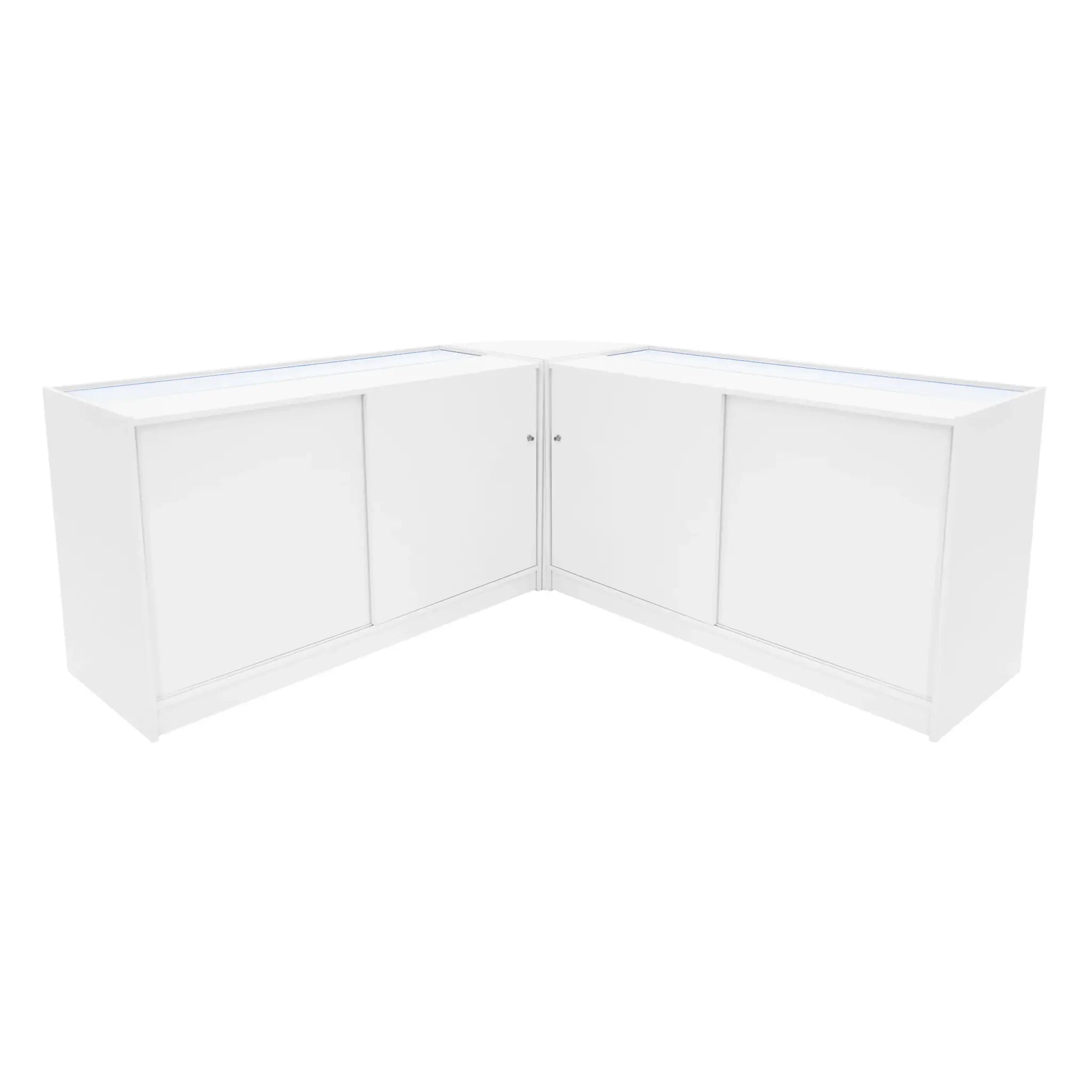 Monster Shop Hera LED Shop Counter Set K1500, C1500 & CM60 - White -