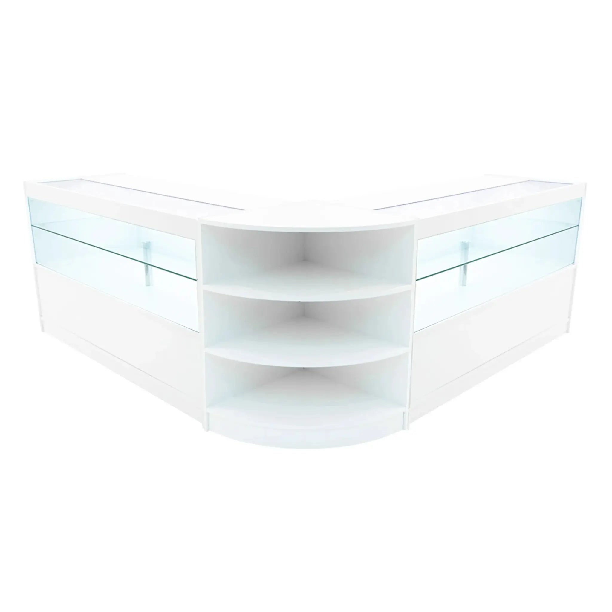 Monster Shop Andromeda LED Shop Counter Set LM60 & 2 x C1500 - White -