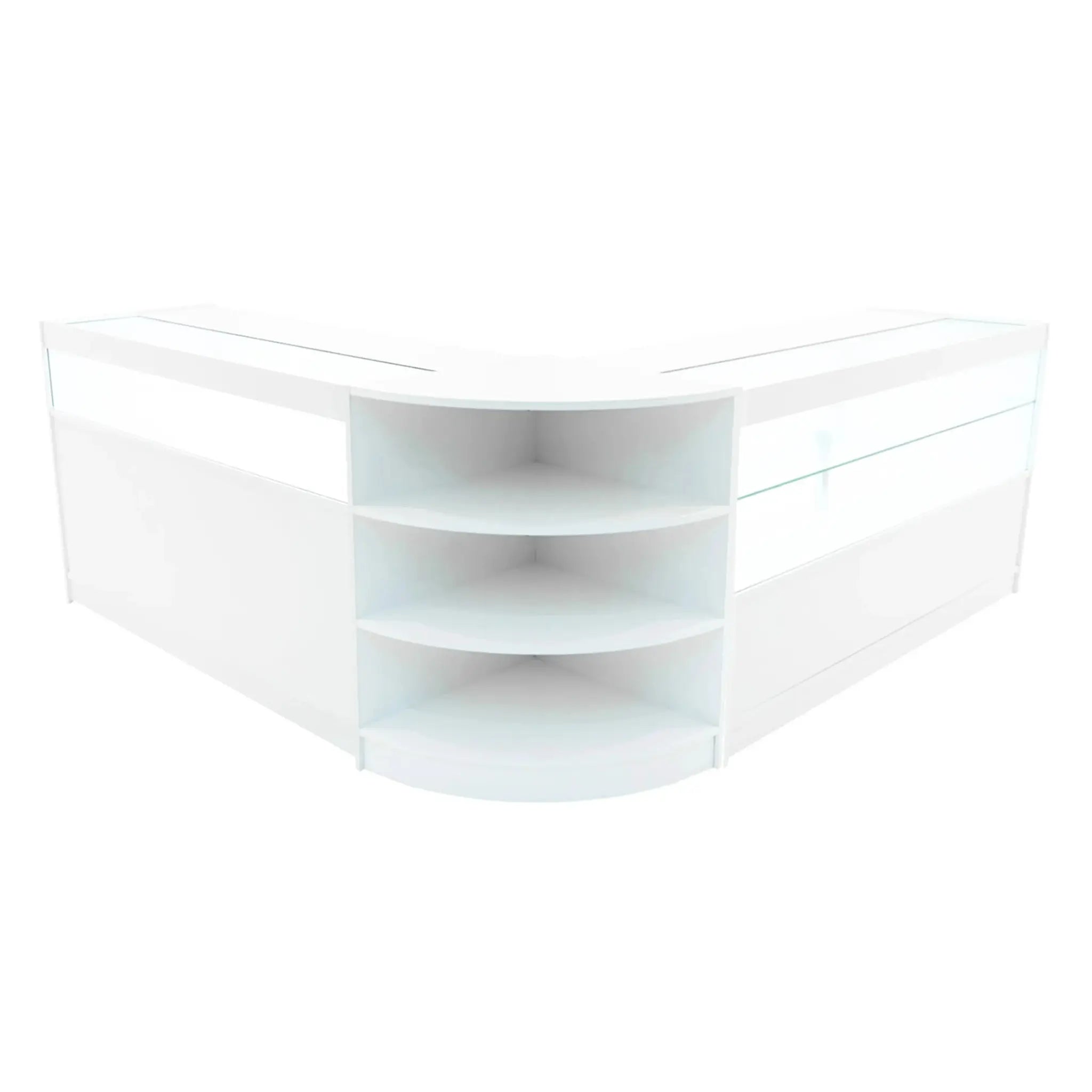 Monster Shop Harmonia LED Shop Counter Set B1500, C1500 & LM60 - White -