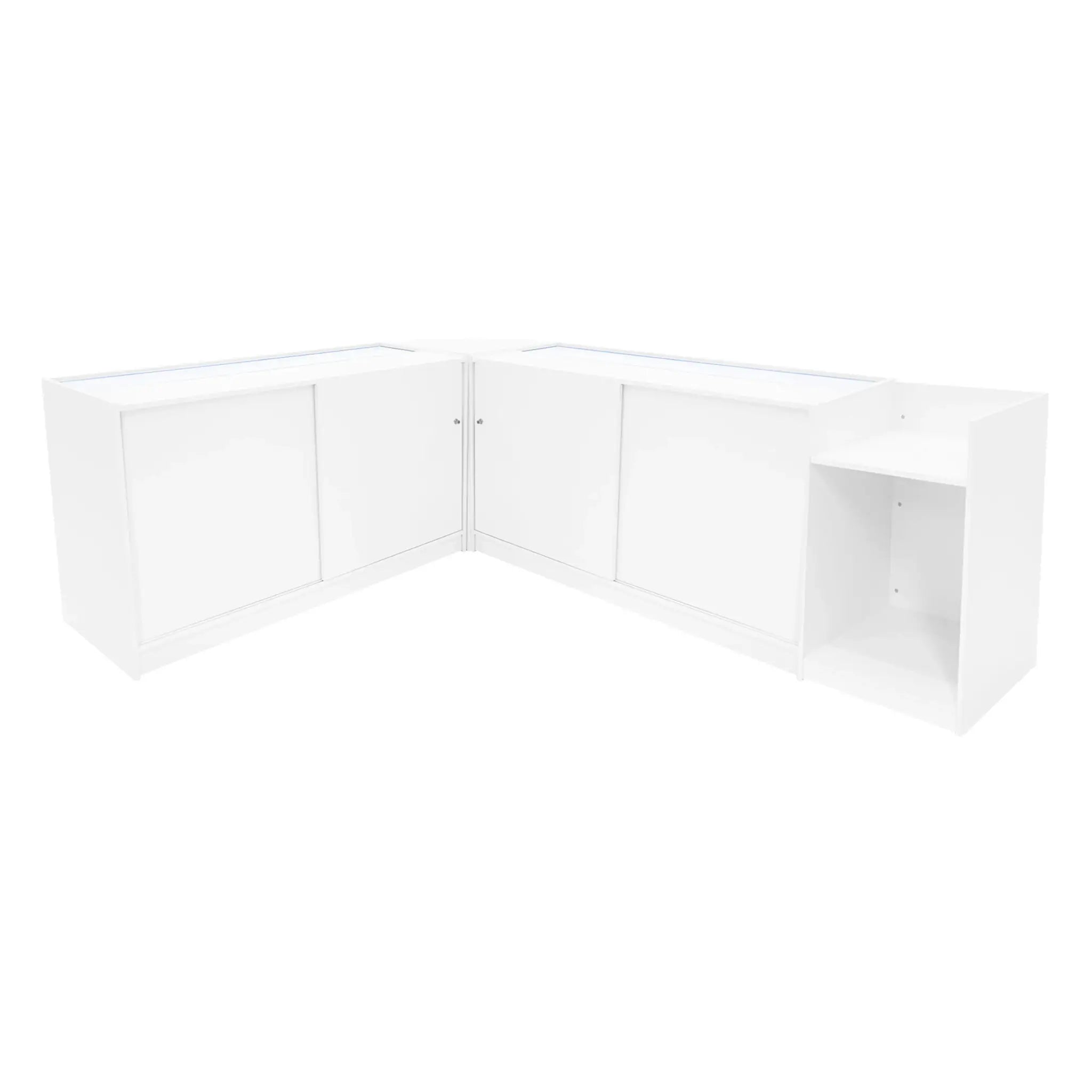 Monster Shop Phoenix LED Shop Counter Set CM60, TB60 & 2 x C1500 - White -
