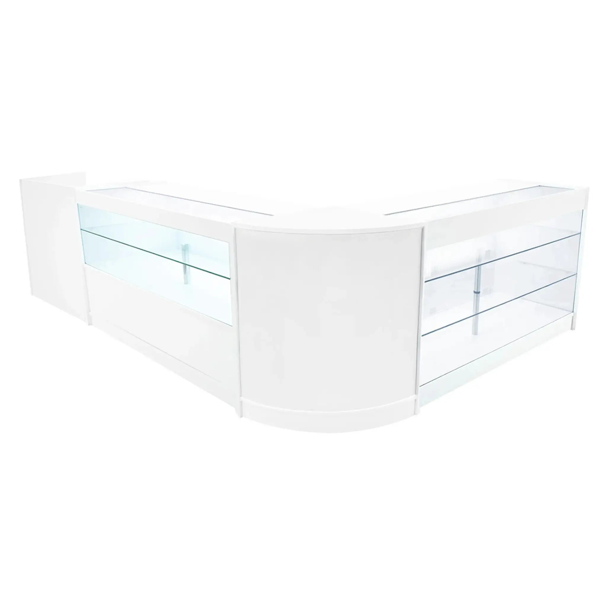 Monster Shop Vega LED Shop Counter Set K1500, C1500, TB60 & CM60 - White -