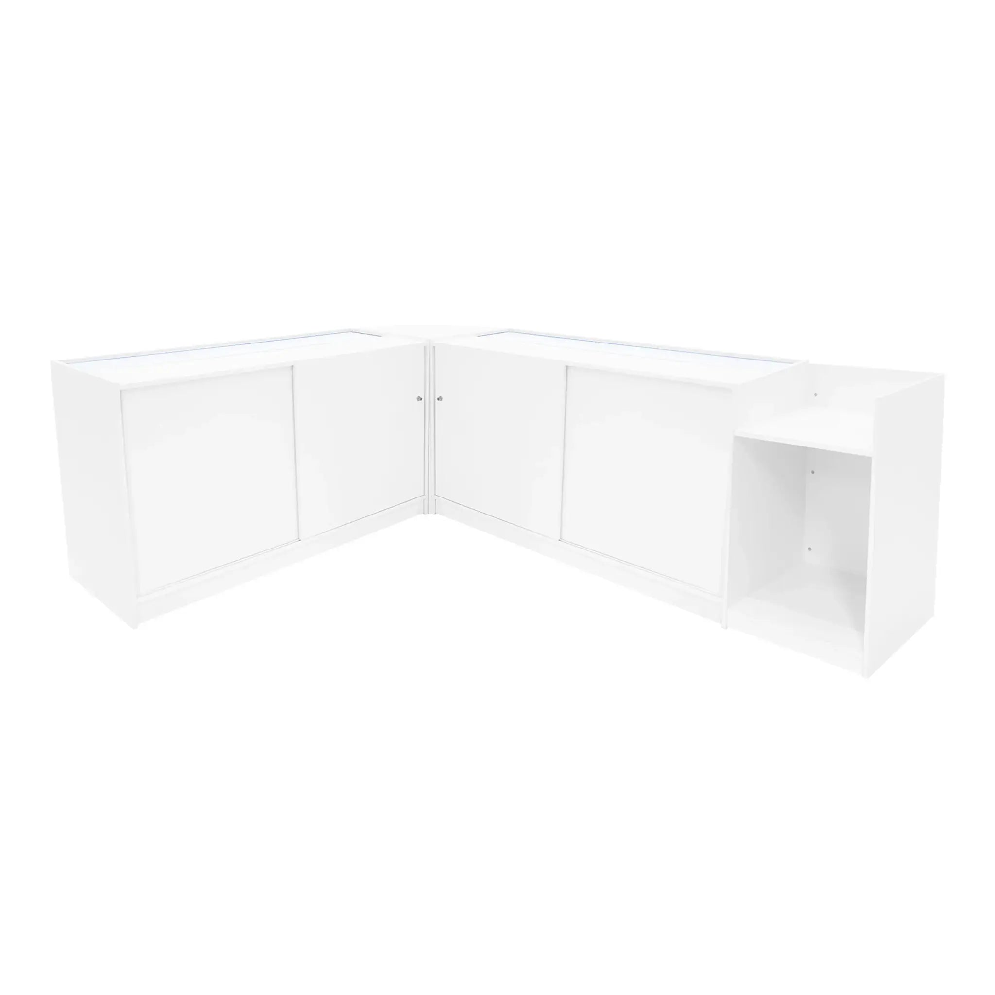 Monster Shop Astro LED Shop Counter Set LM60, TB60 & 2 x K1500 - White -