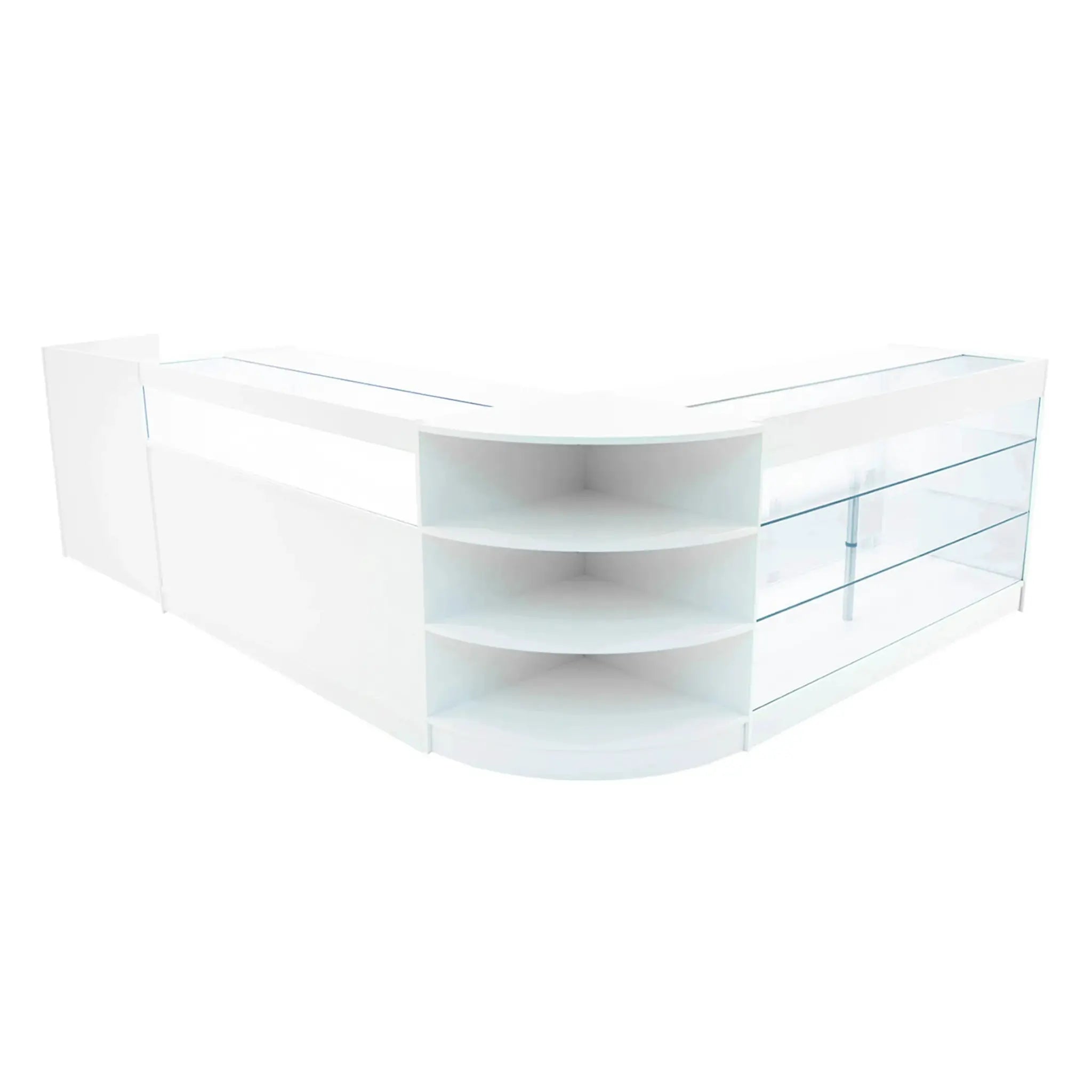 Monster Shop Hyperion LED Shop Counter Set K1500, B1500, TB60 & LM60 - White -