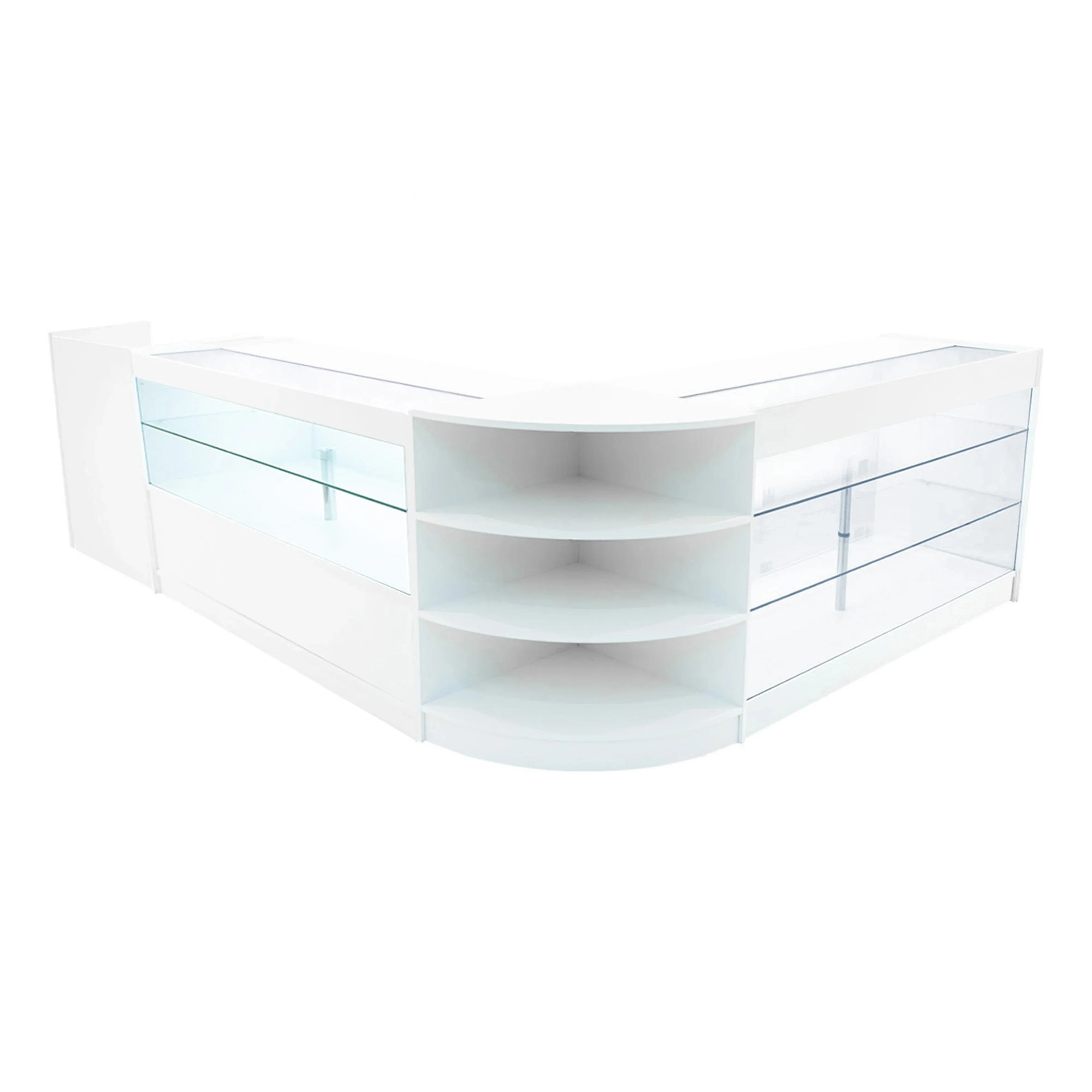 Monster Shop Theia LED Shop Counter Set K1500, C1500, TB60 & LM60 - White -