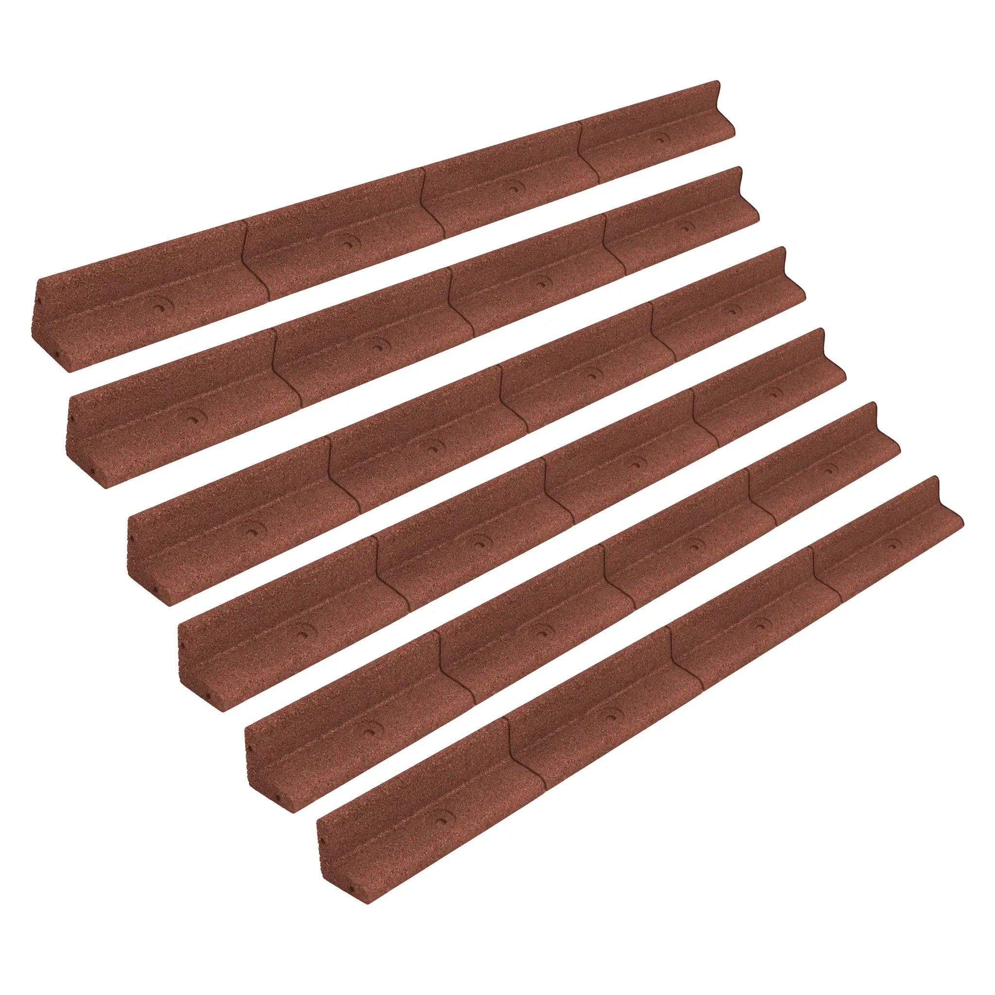Monster Shop Flexible Lawn Edging 7.2m - Terracotta -