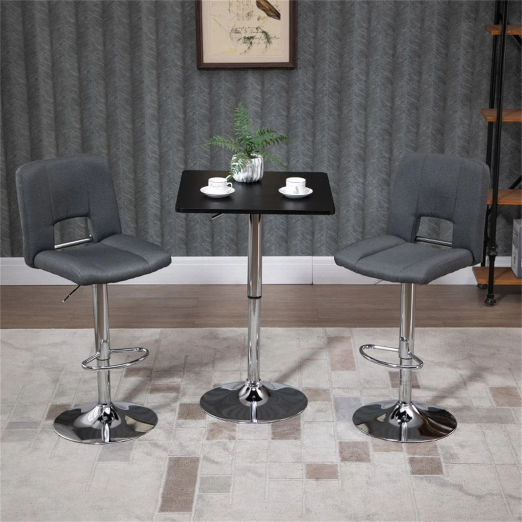 Modern Bar Table 69-93cm Rotating Top Home by N/A