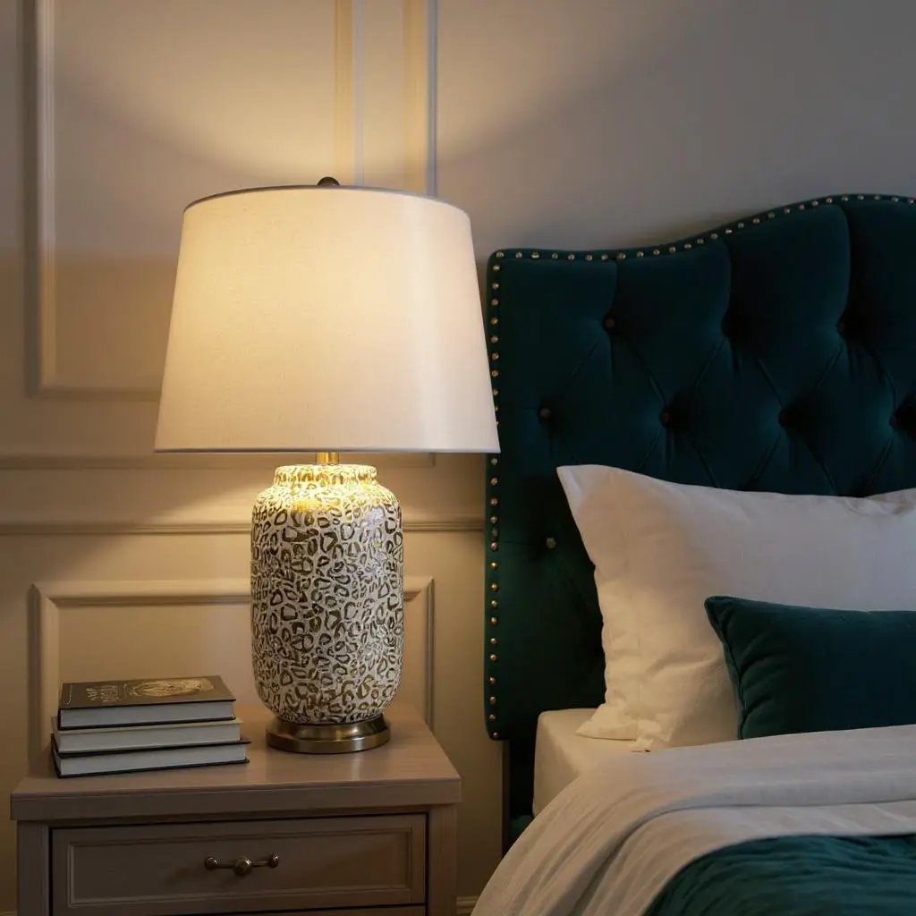 MSL 43CM LAMP AND SHADE - Lamp