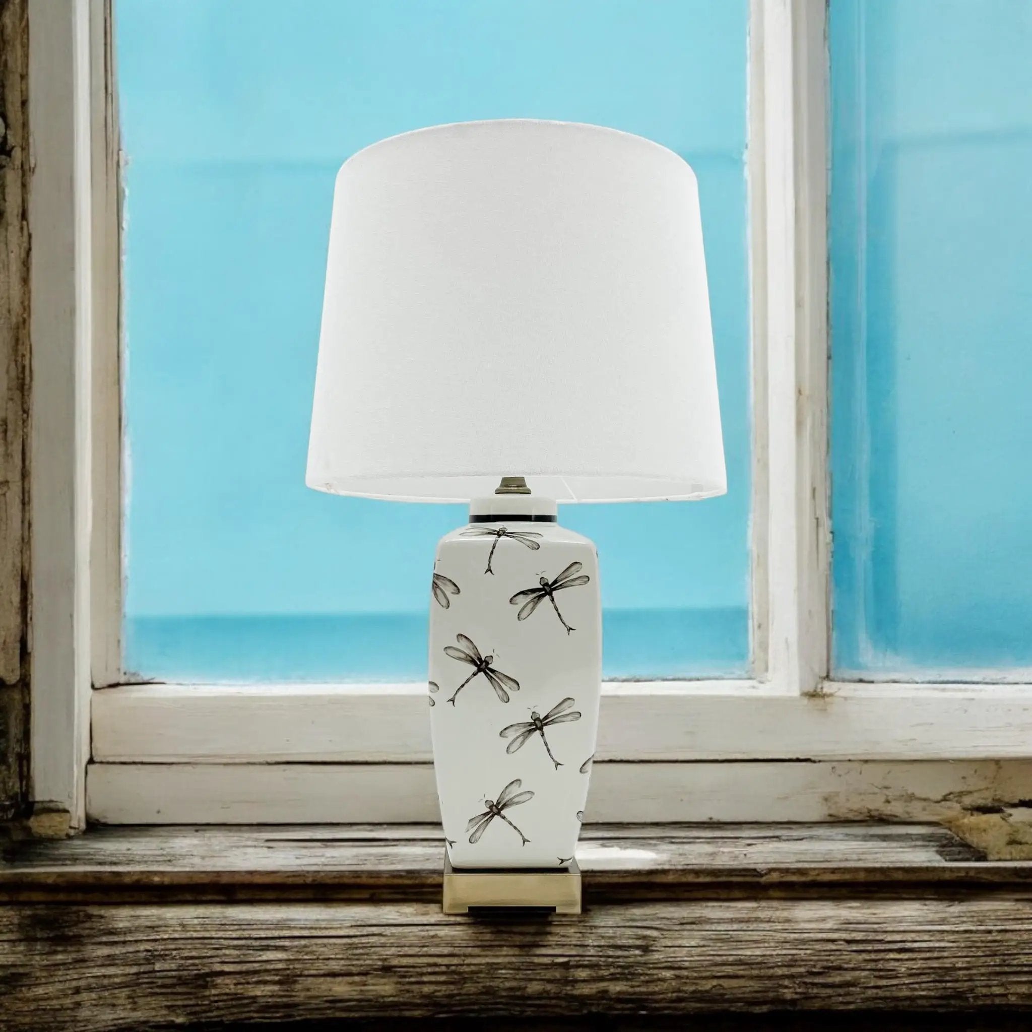 MSL 43CM CERAMIC TABLE LAMP - Lamp
