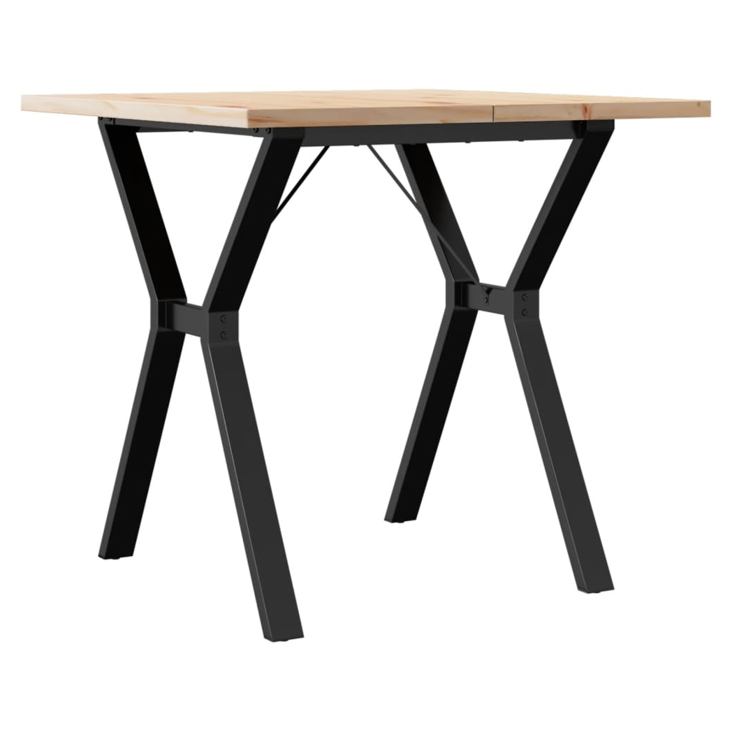 vidaXL Dining Table 80x80cm Solid Pine For Home by vidaXL