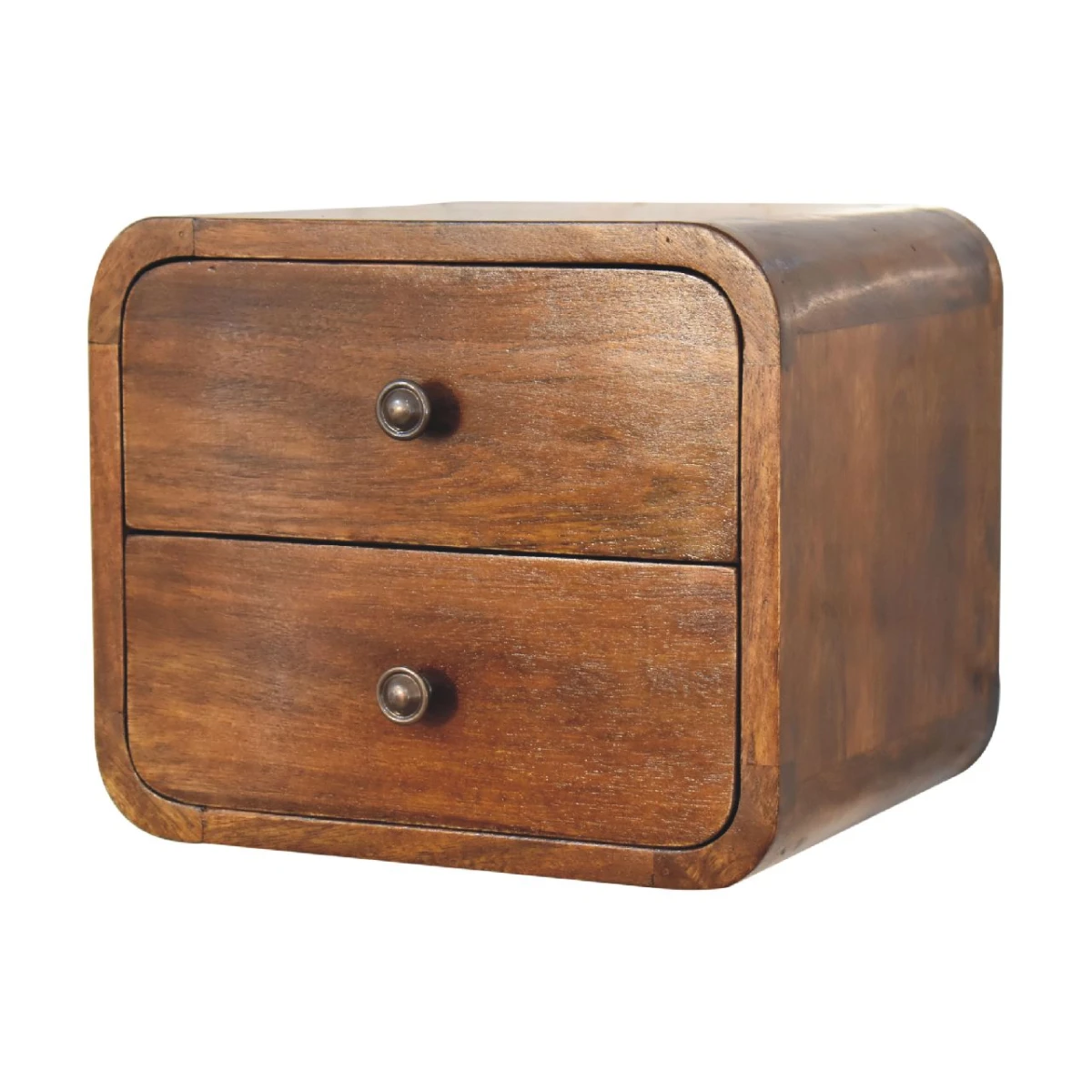 Artisan Bedside Mini Mango Two-Drawer Nightstand by Artisan Furniture