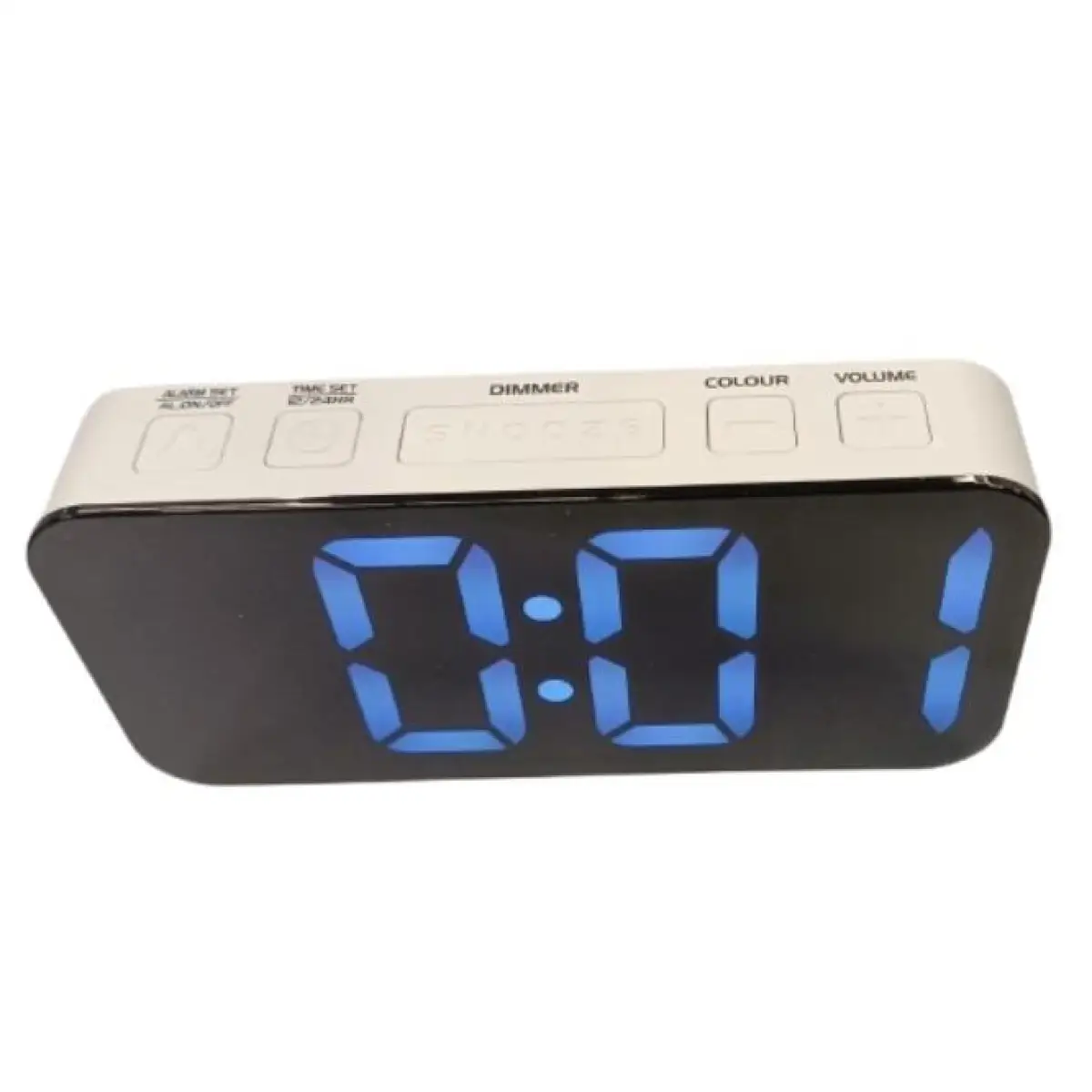 Acctim Acctim Jaxon Digital Alarm Clock in White - 16512 - Clock