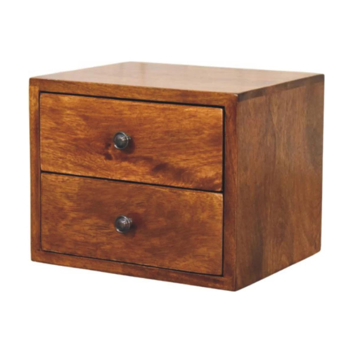 Artisan Solis Nightstand 2-Drawer Wall Mount by Artisan Furniture