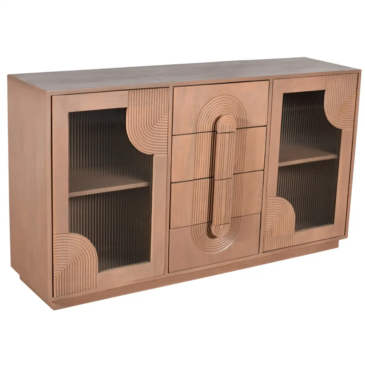 Indian Hub Indus Solid Wooden Extra Large Sideboard - Sideboard