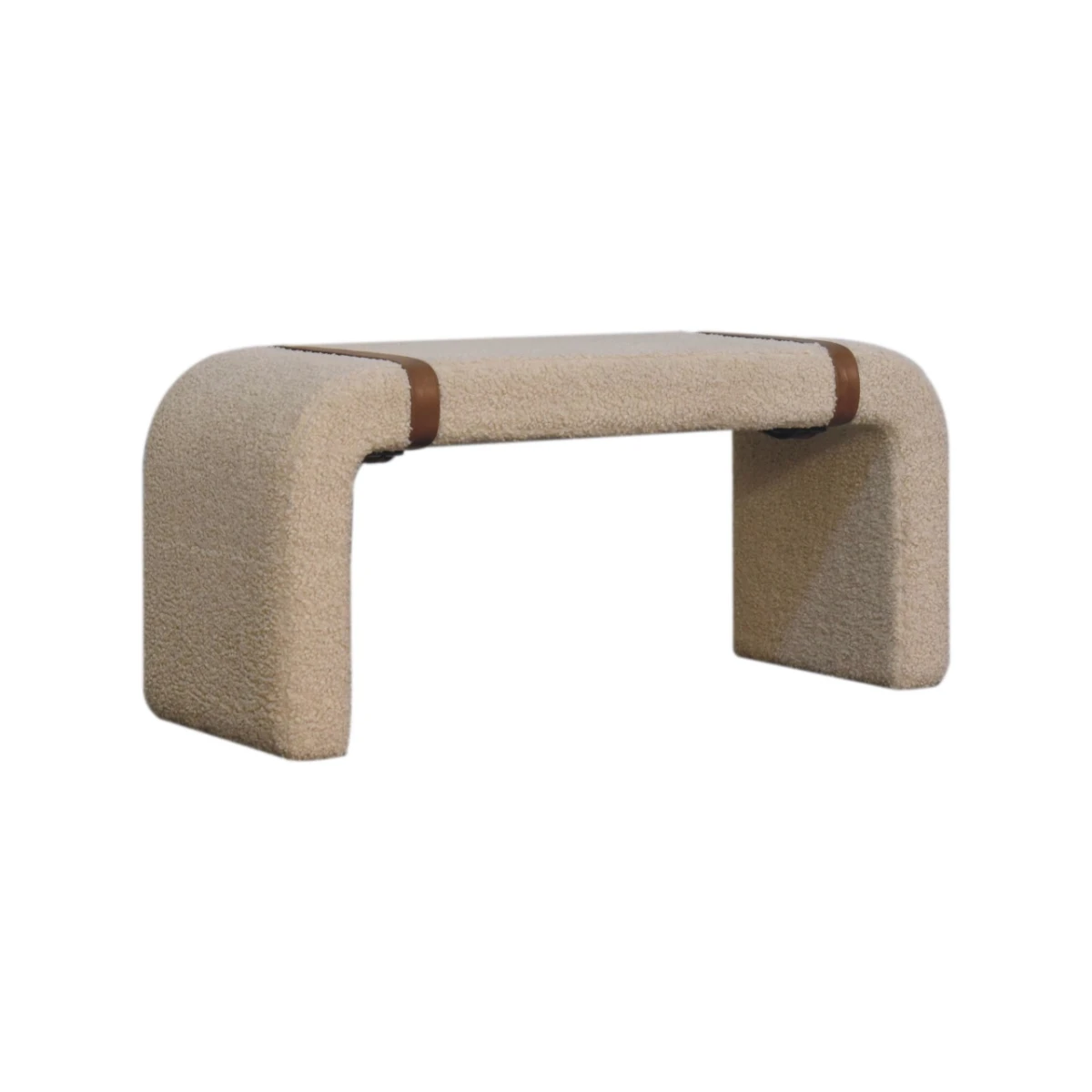 Artisan Furniture Artisan Bench Belted Leather Straps Living Room - Bench