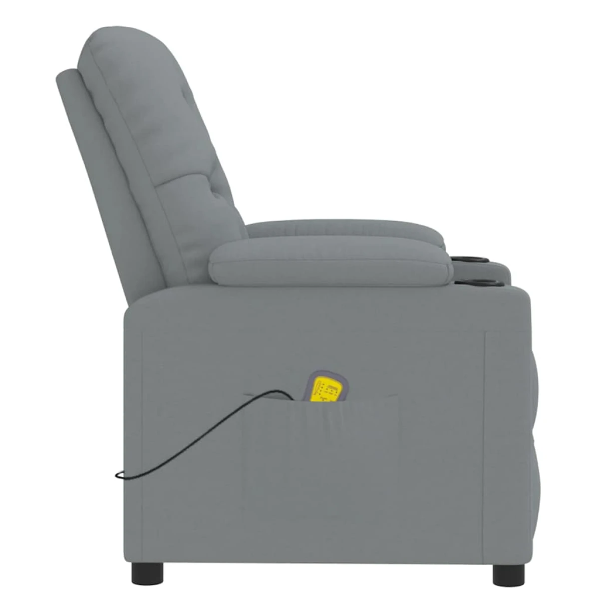 VidaXL Massage Recliner Chair Standard Soft Fabric For Home by vidaXL