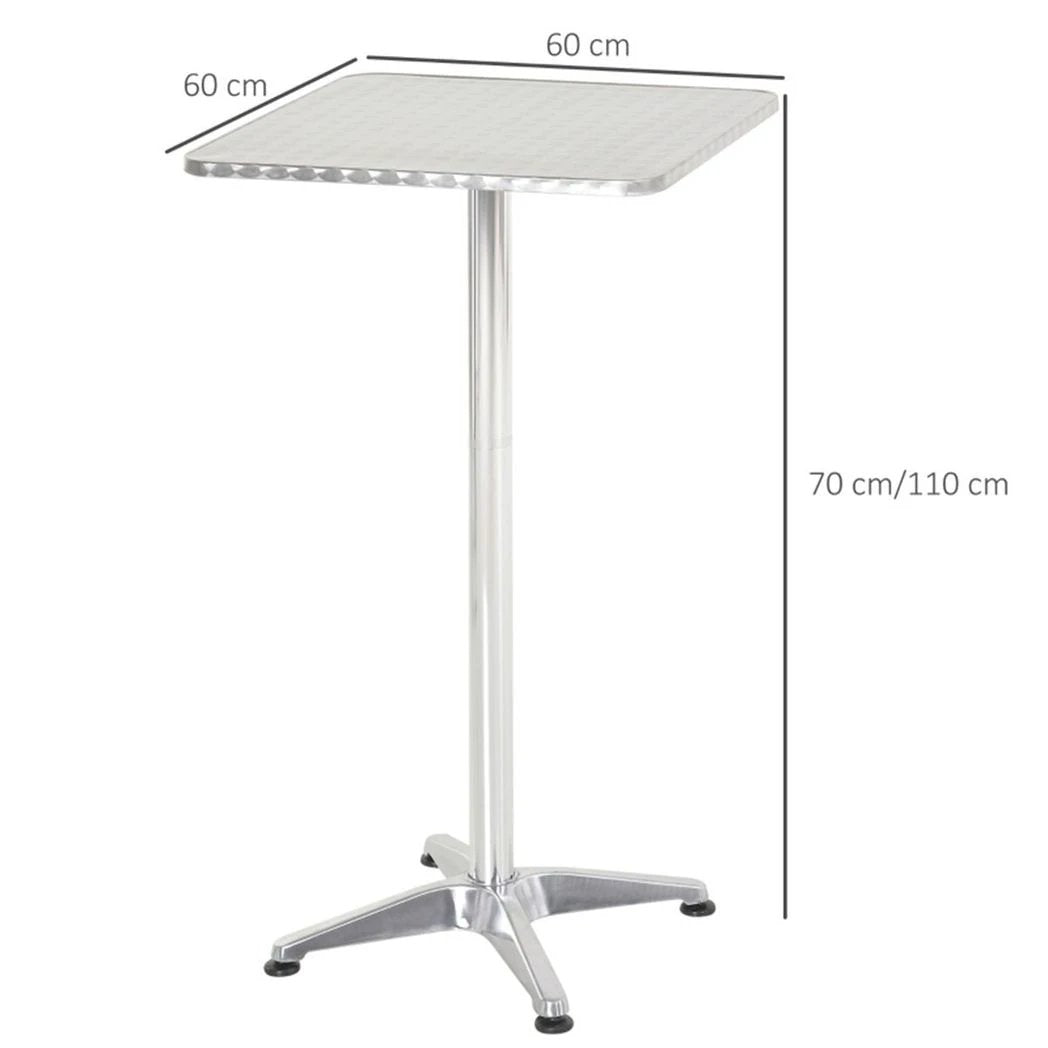 Premium Bar Table 70-110cm Height Adjustable Home by N/A
